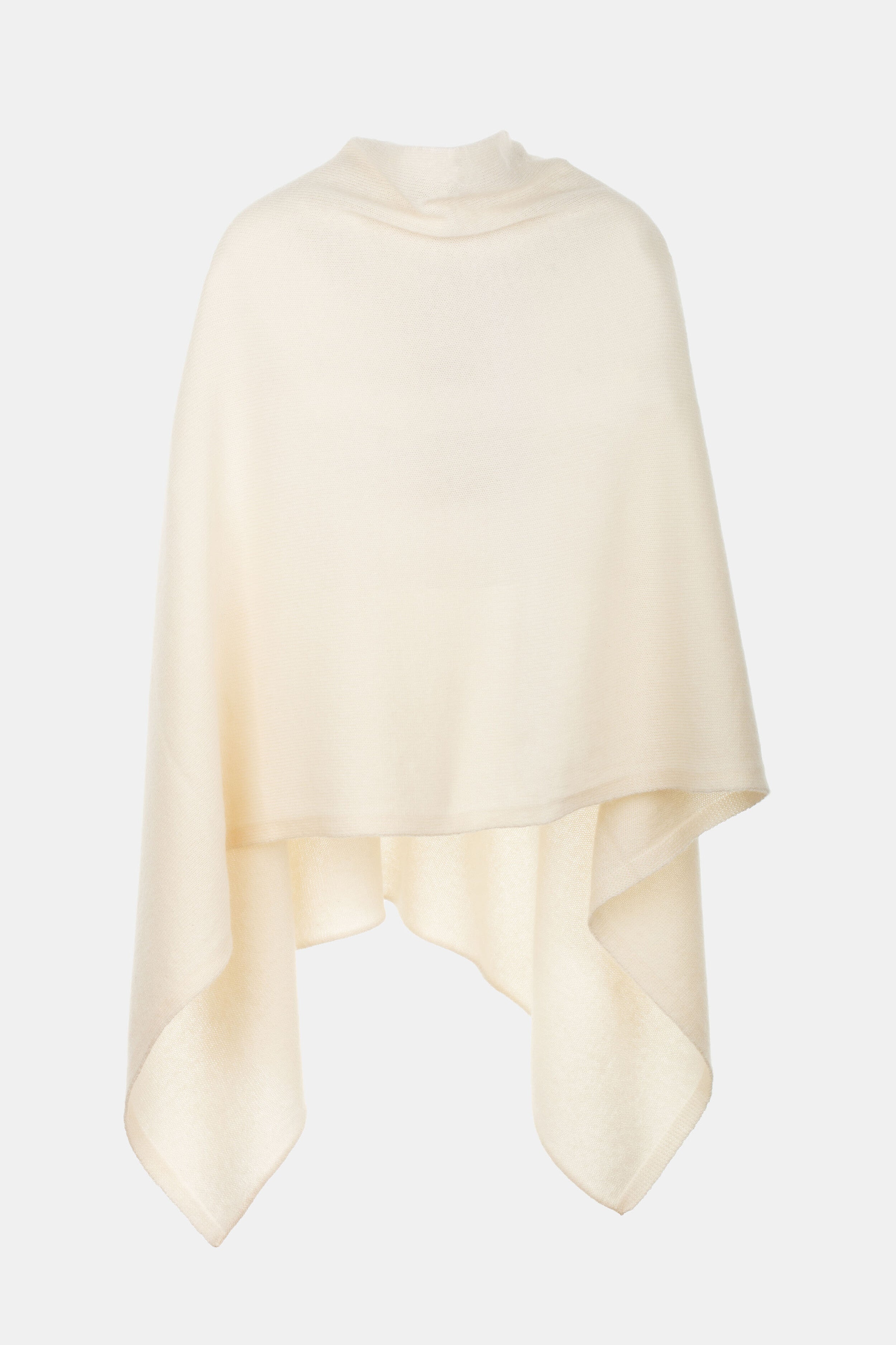 Cashmere cape - CREAM