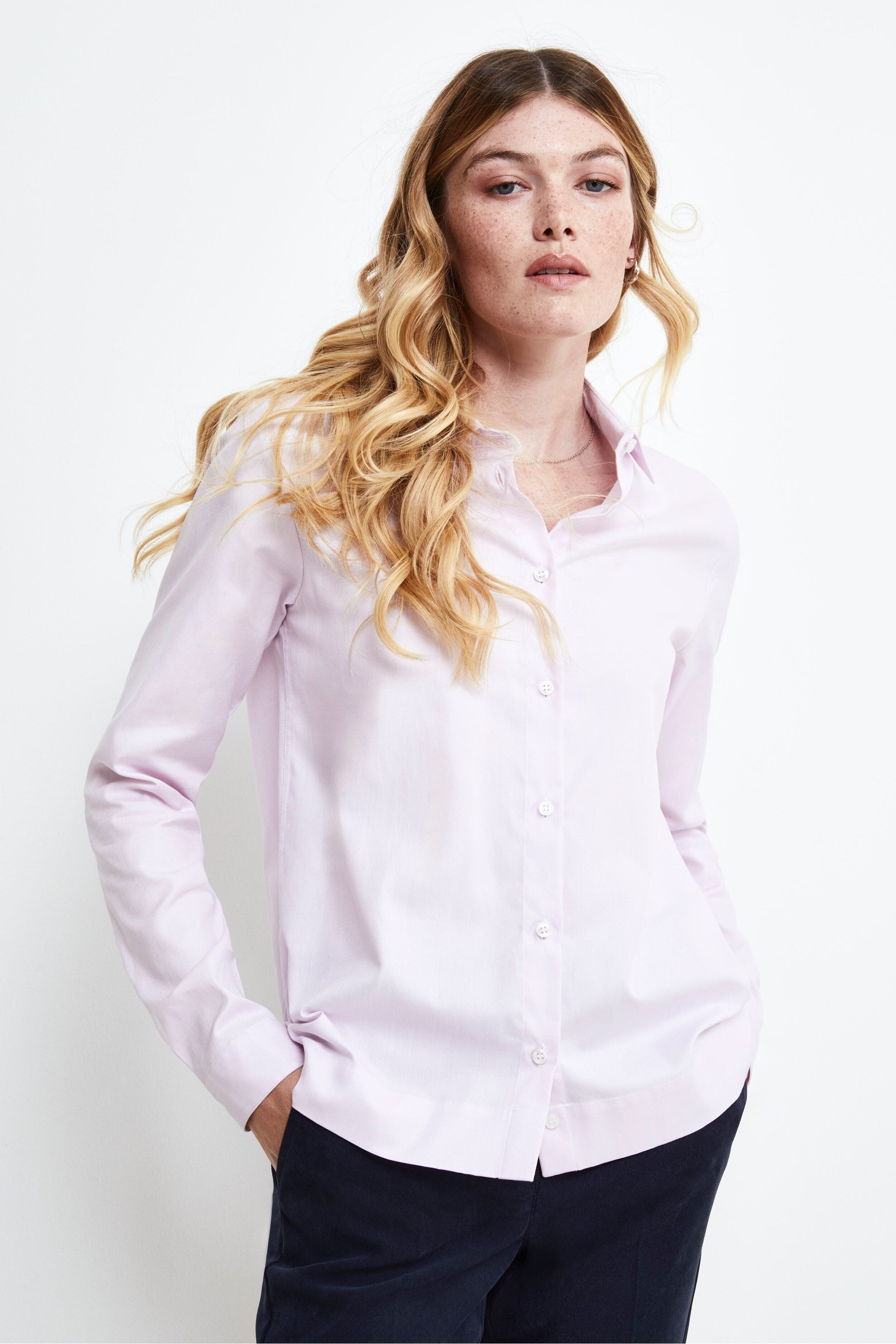 Oxford Cotton Shirt - ROSA