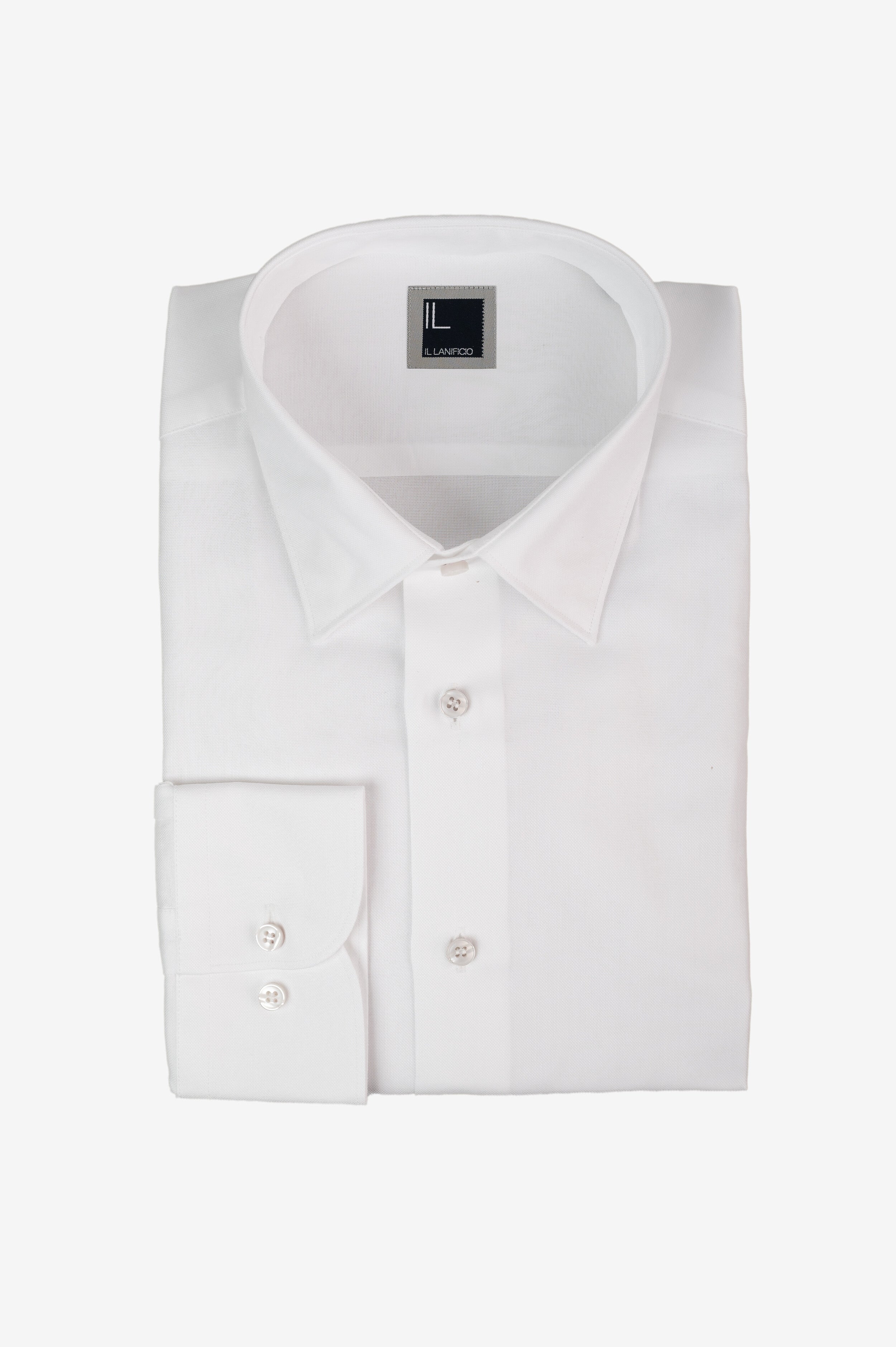 Chemise oxford à coupe régulière - BLANC