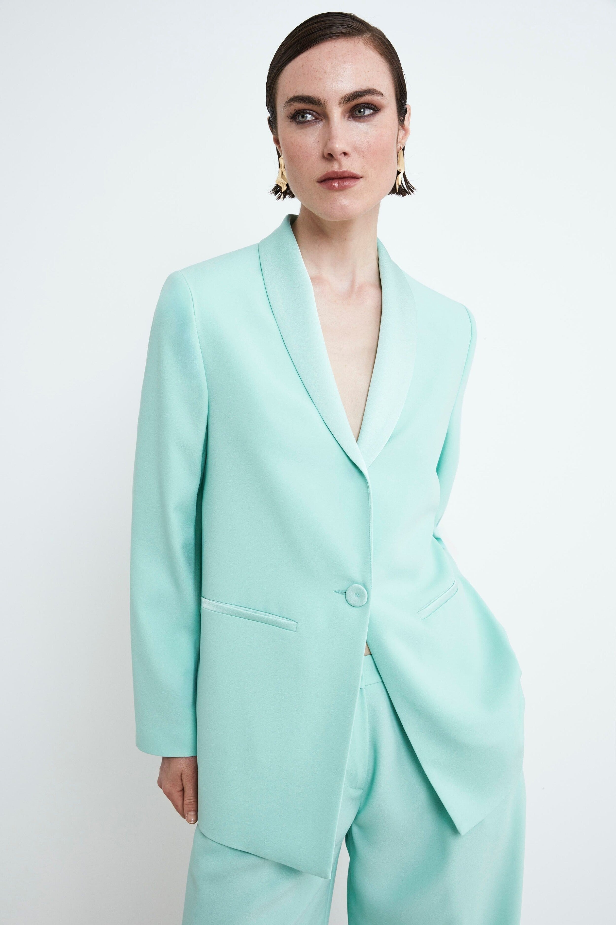 Blazer Over Elegant - Mintgrün