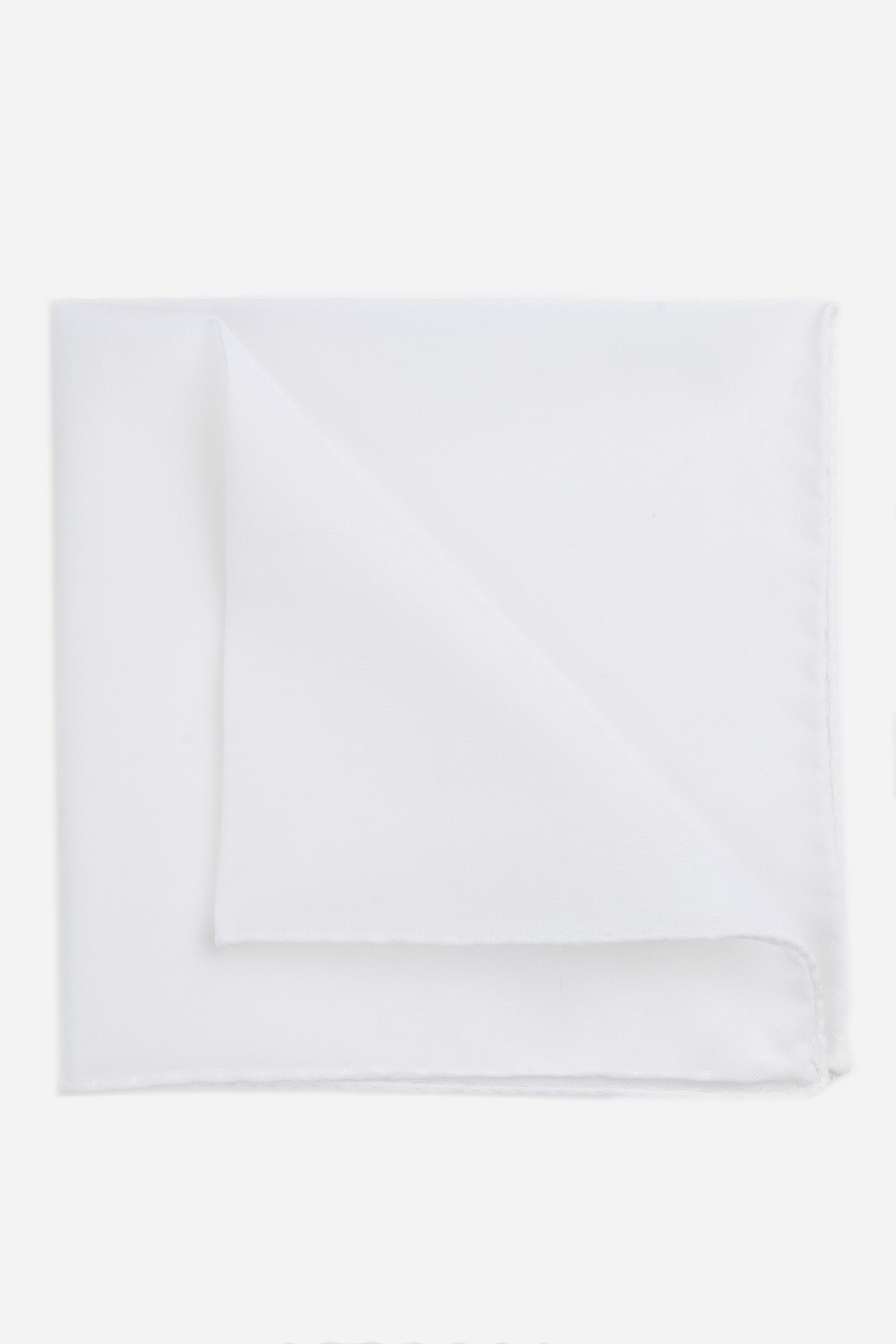 White silk clutch bag - WHITE