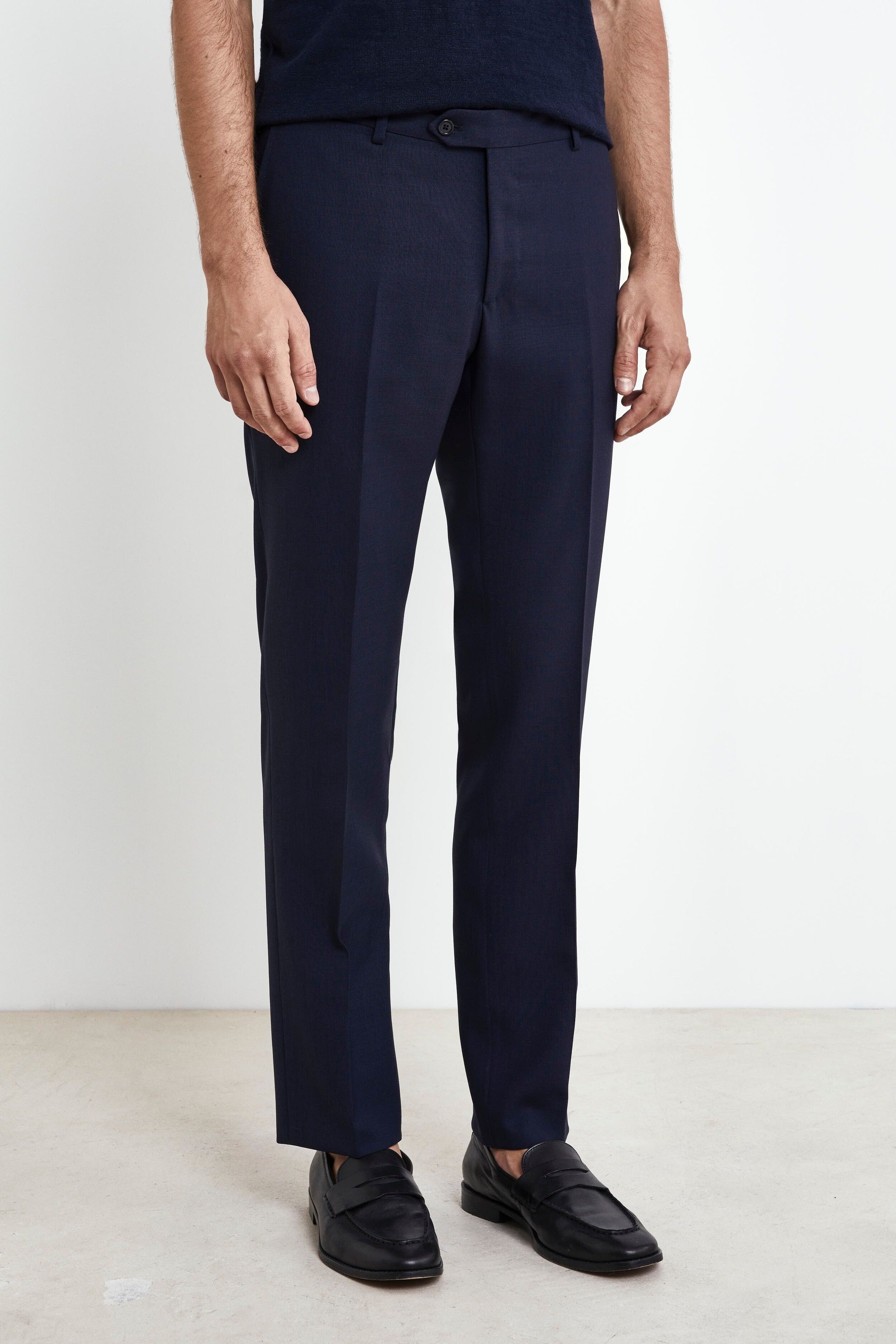 Elegant blue trousers - BLUE