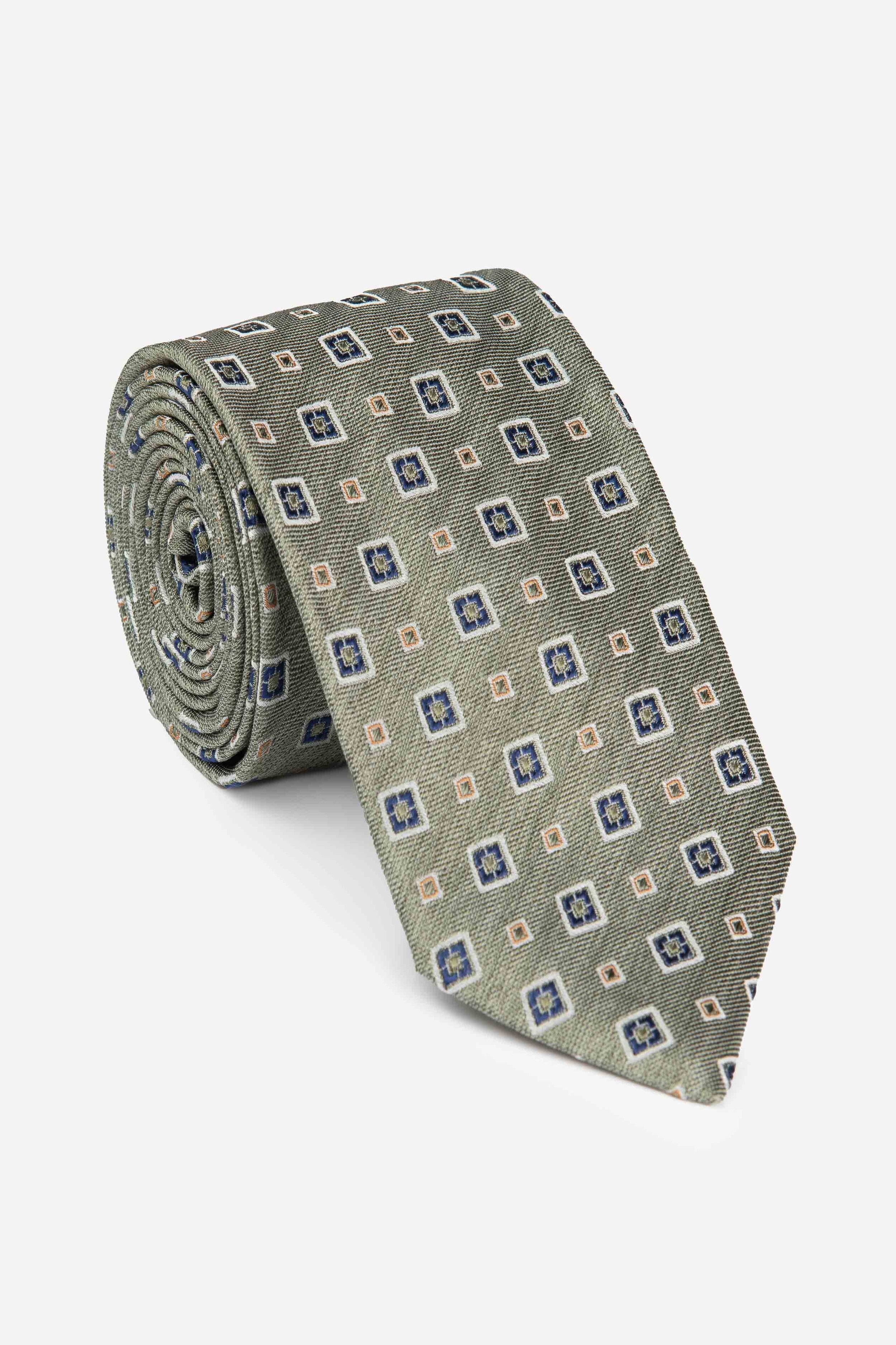 Ceremonial plaid tie - MILITARY PATTERN