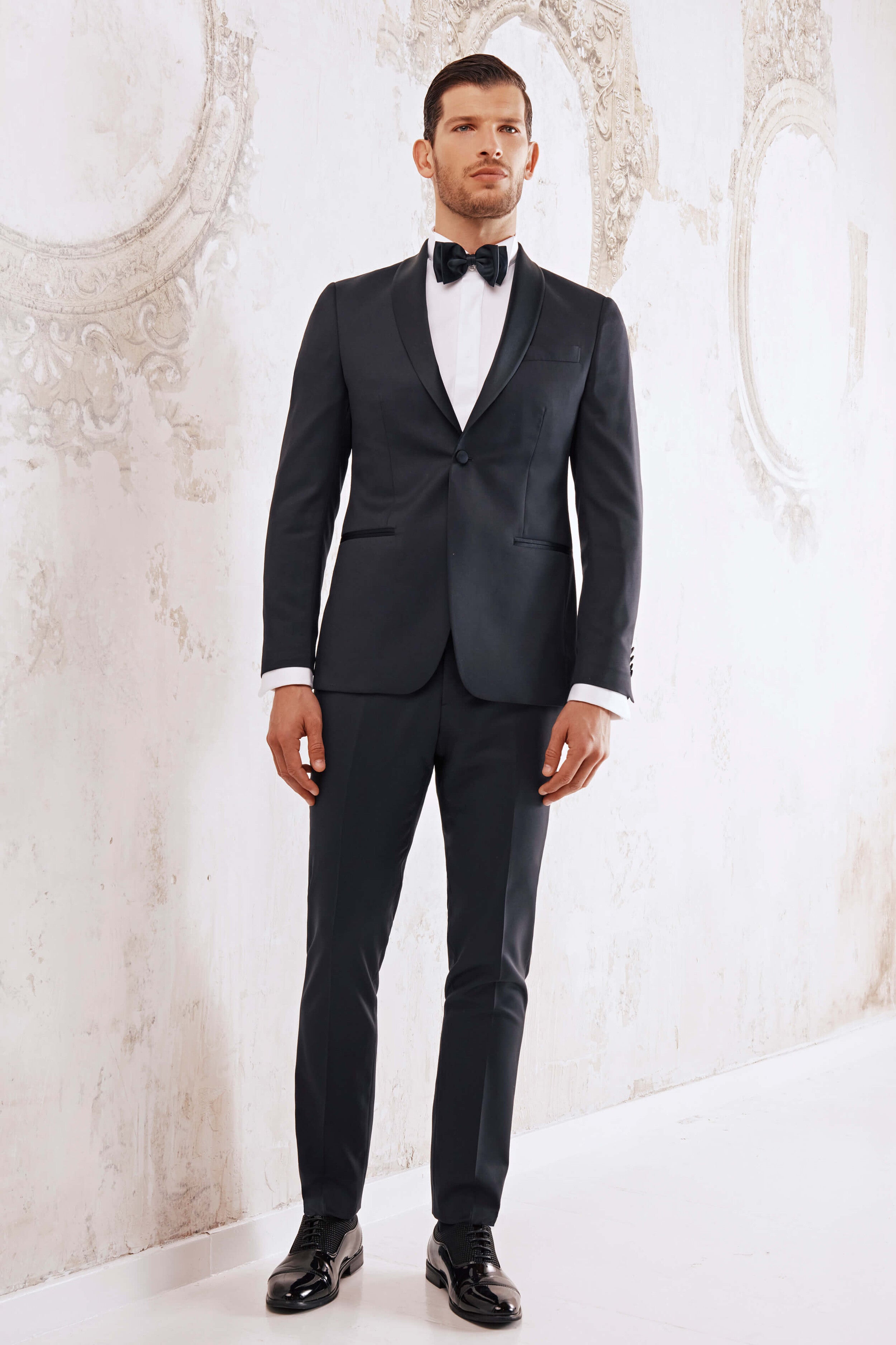 Slim blue tuxedo - BLUE