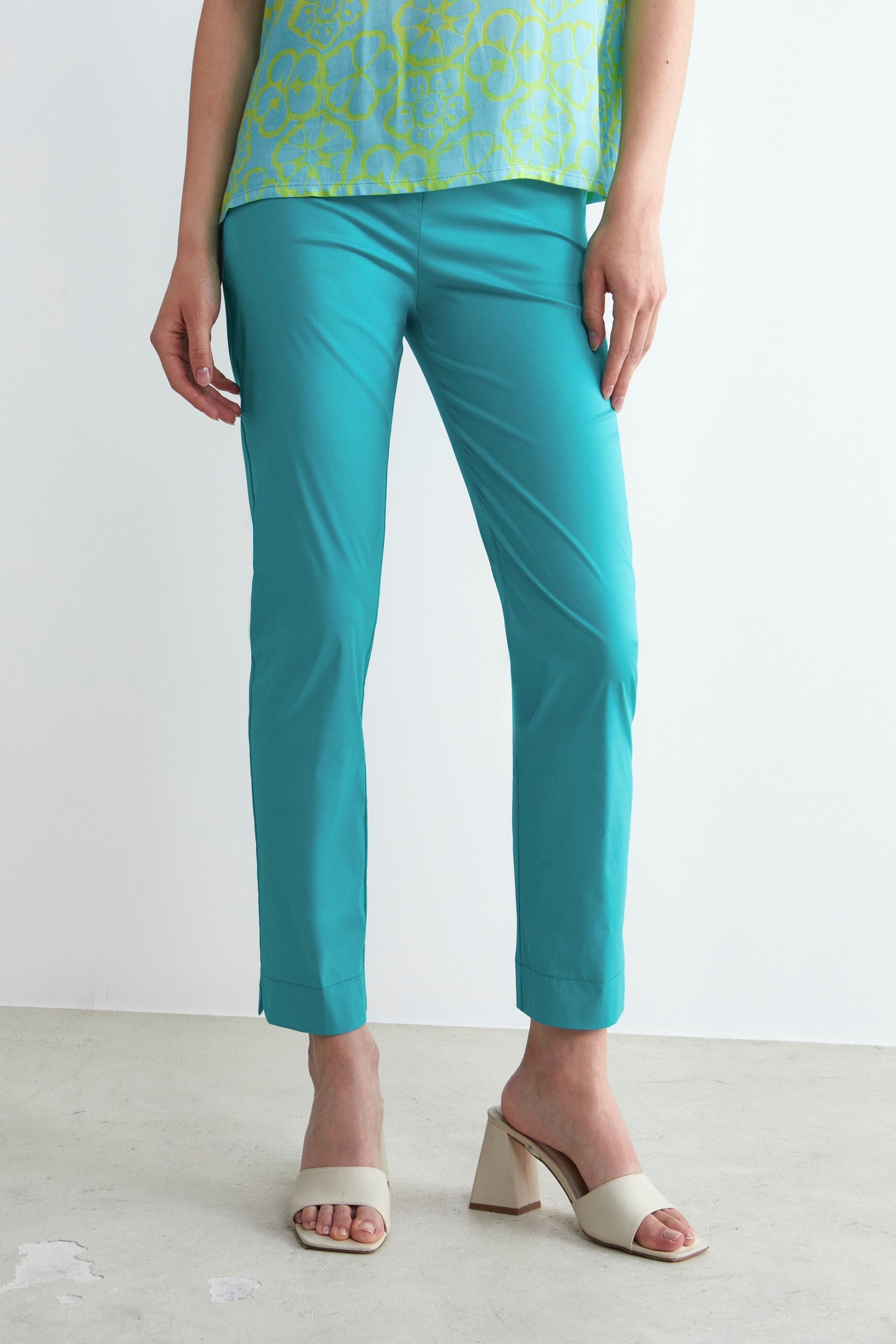 Capri trousers - Turquoise