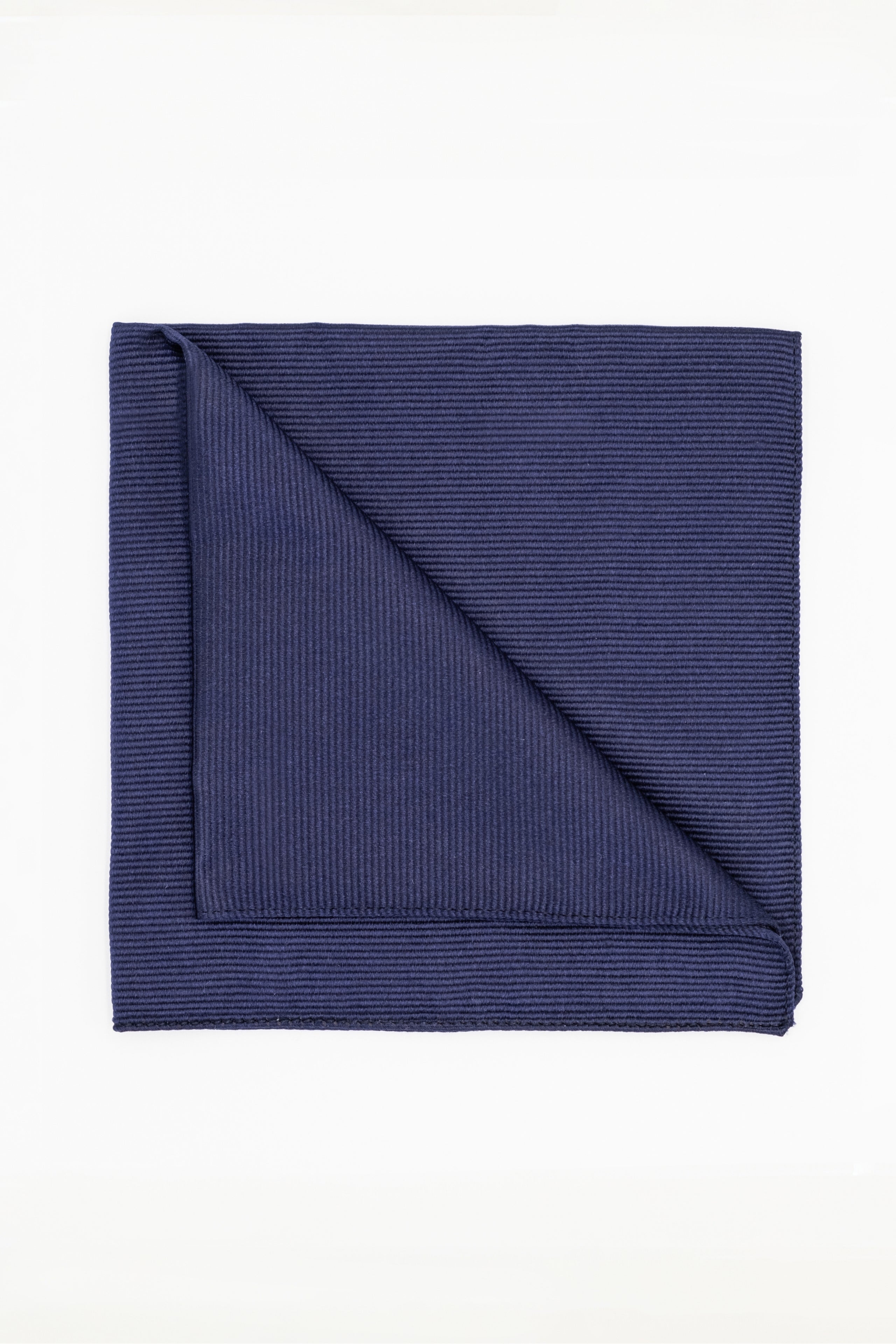 Pochette élégante en soie - Bleu foncé