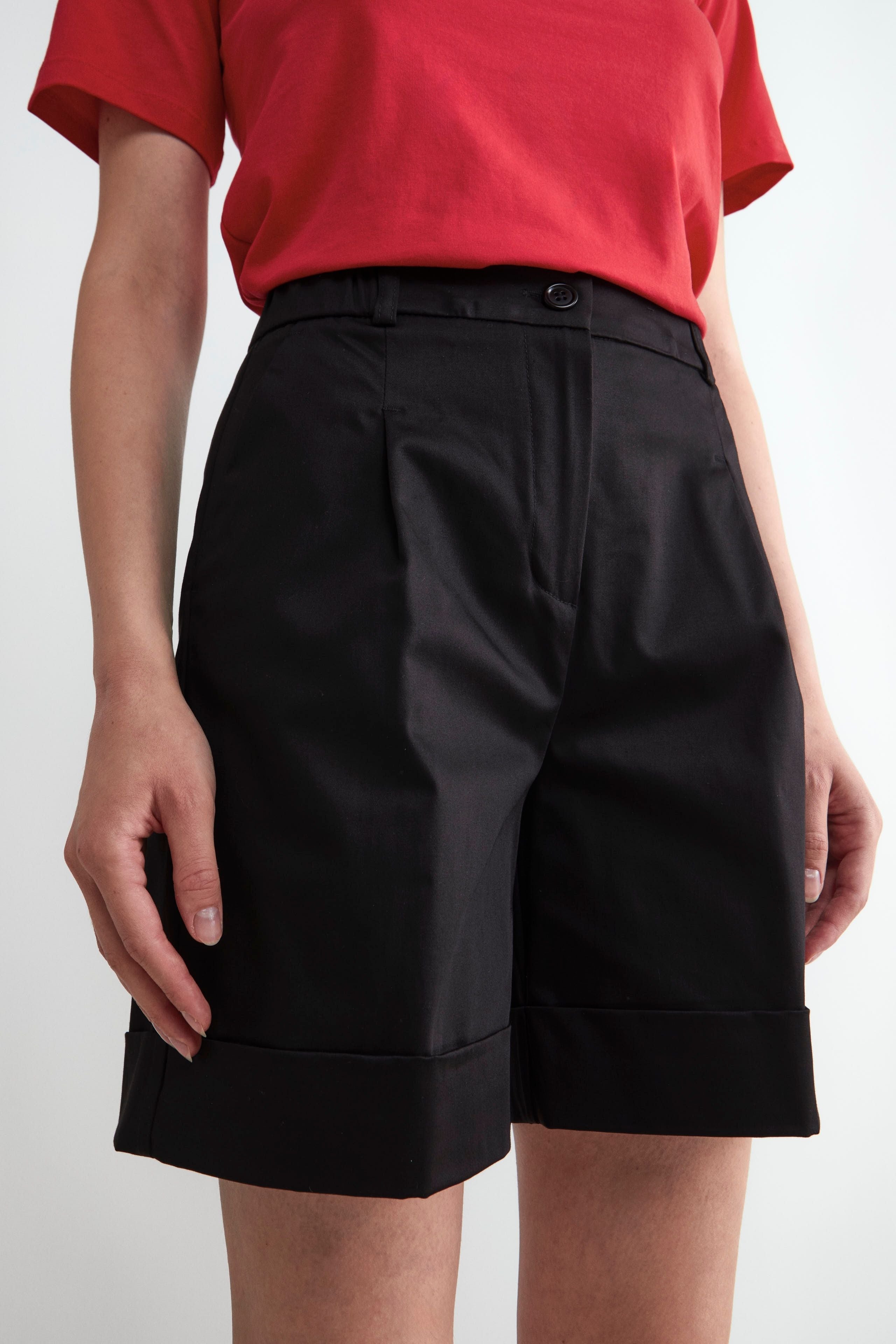 Short blanc pour femmes - NOIR