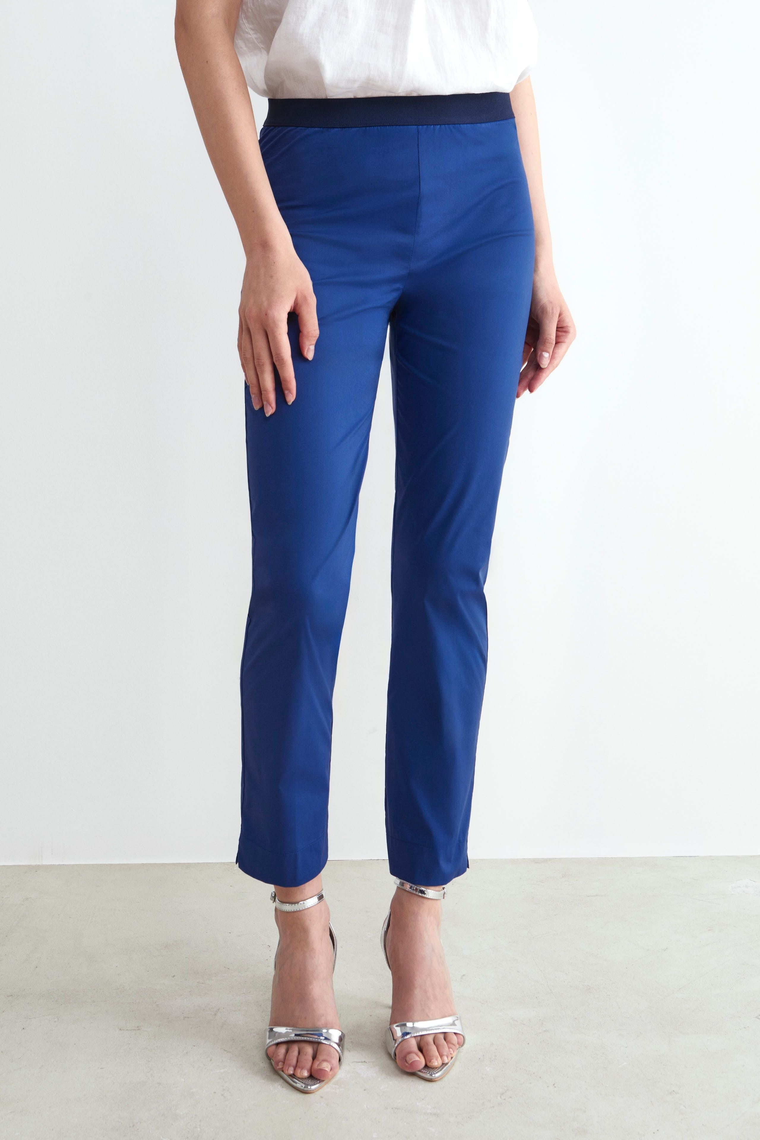 Capri trousers - Medium blue