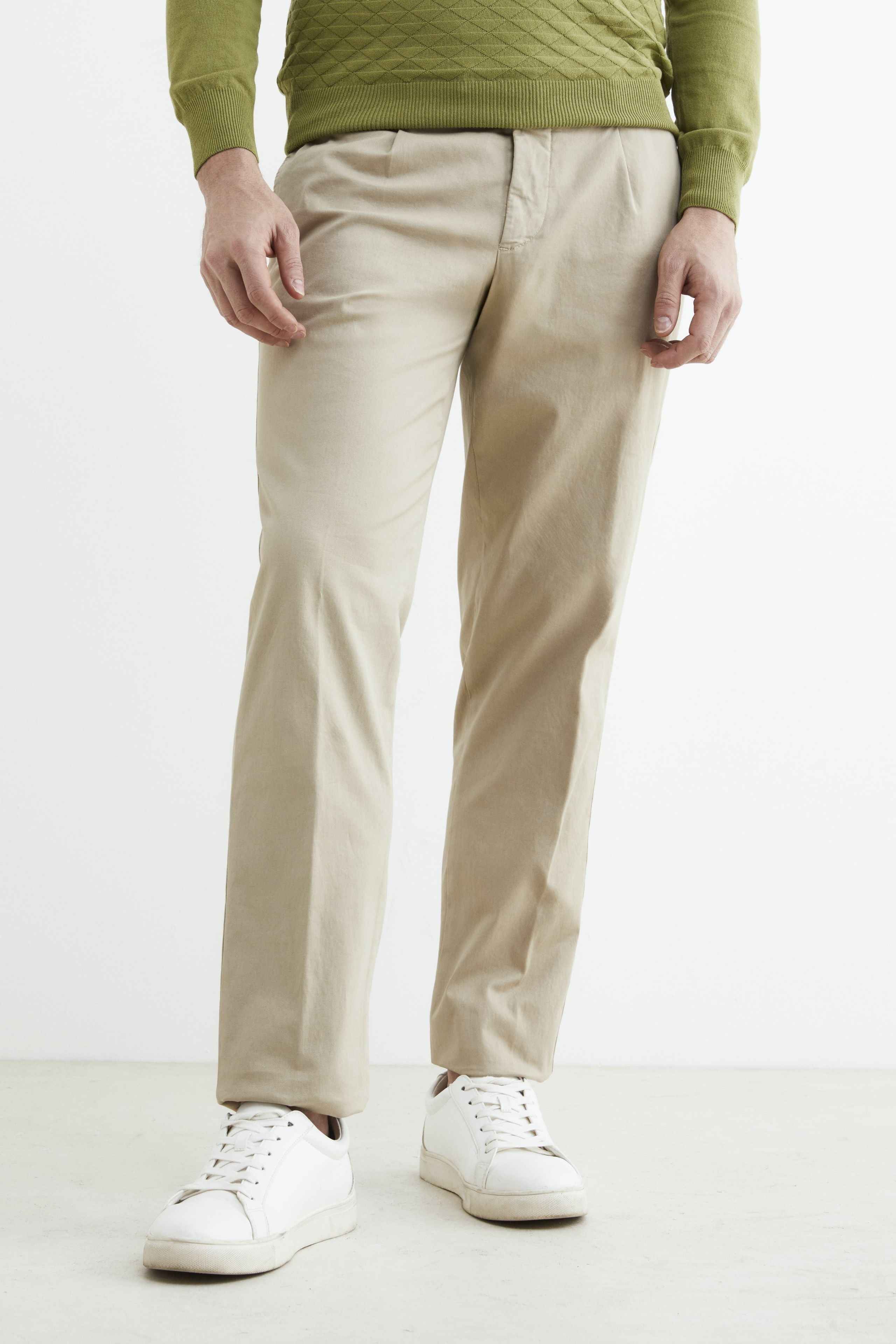 Pantalons classiques pour hommes - BEIGE