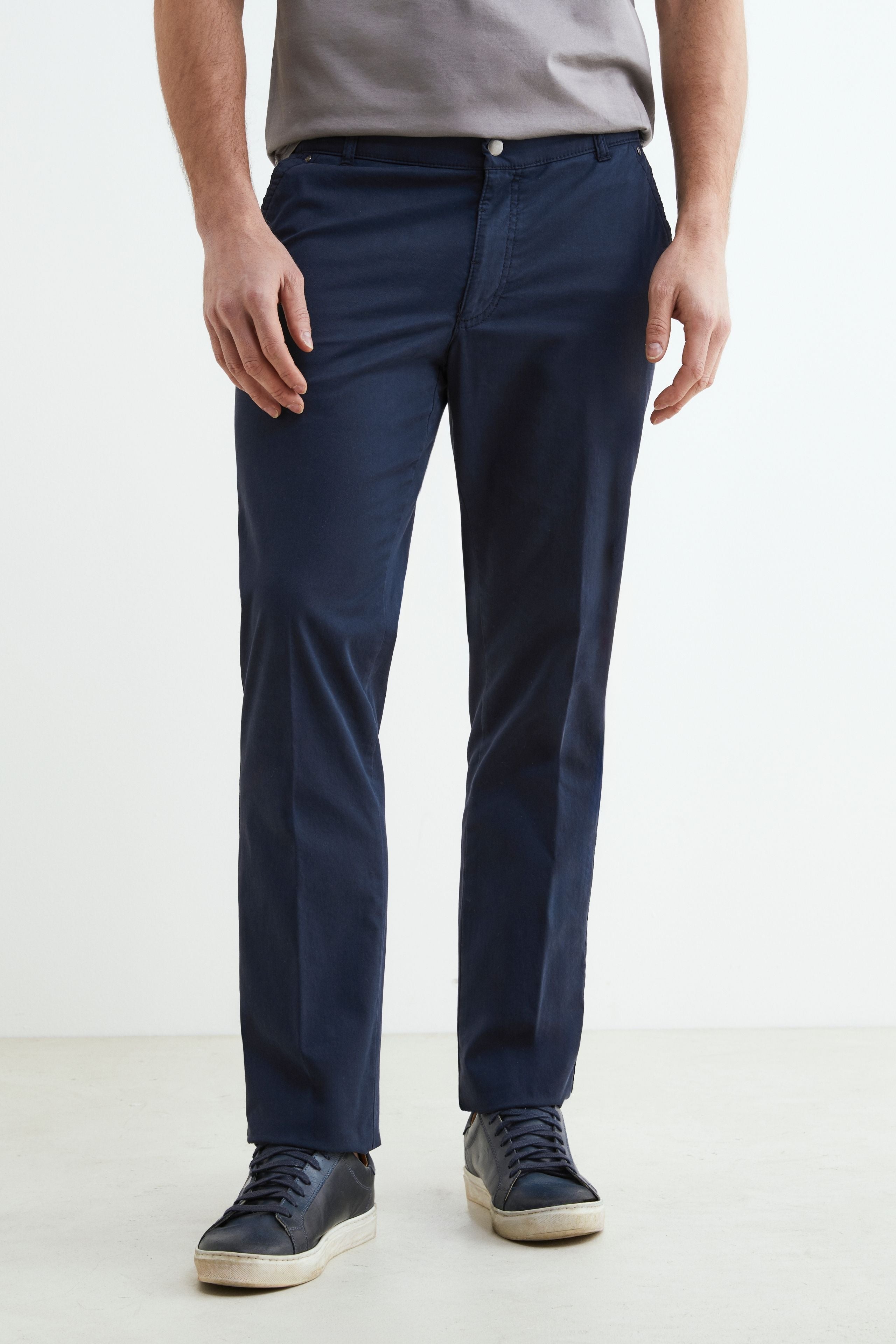 Slim chino pants - BLUE