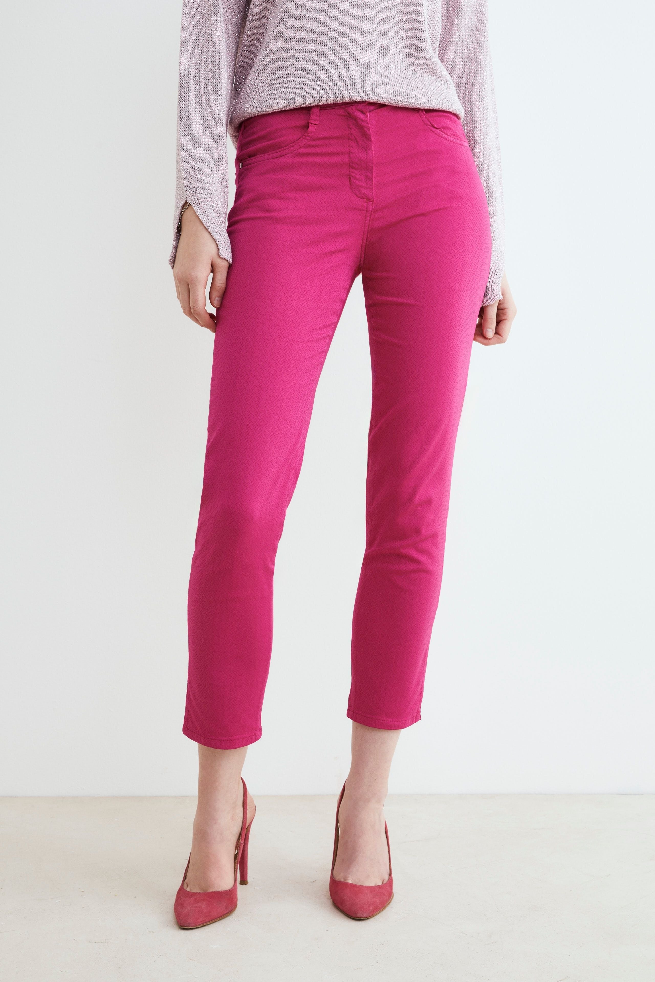 5-pocket casual pants - Orchid