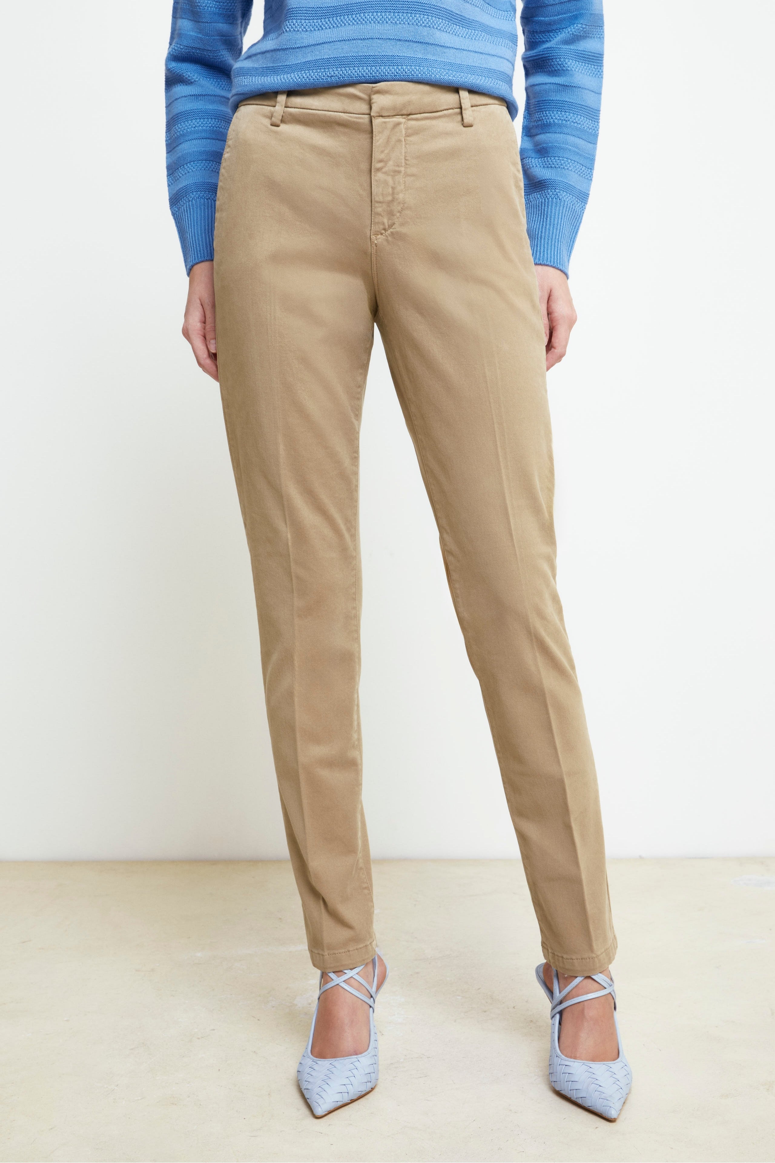 Fünf-Taschen-Hose - Dunkelbeige