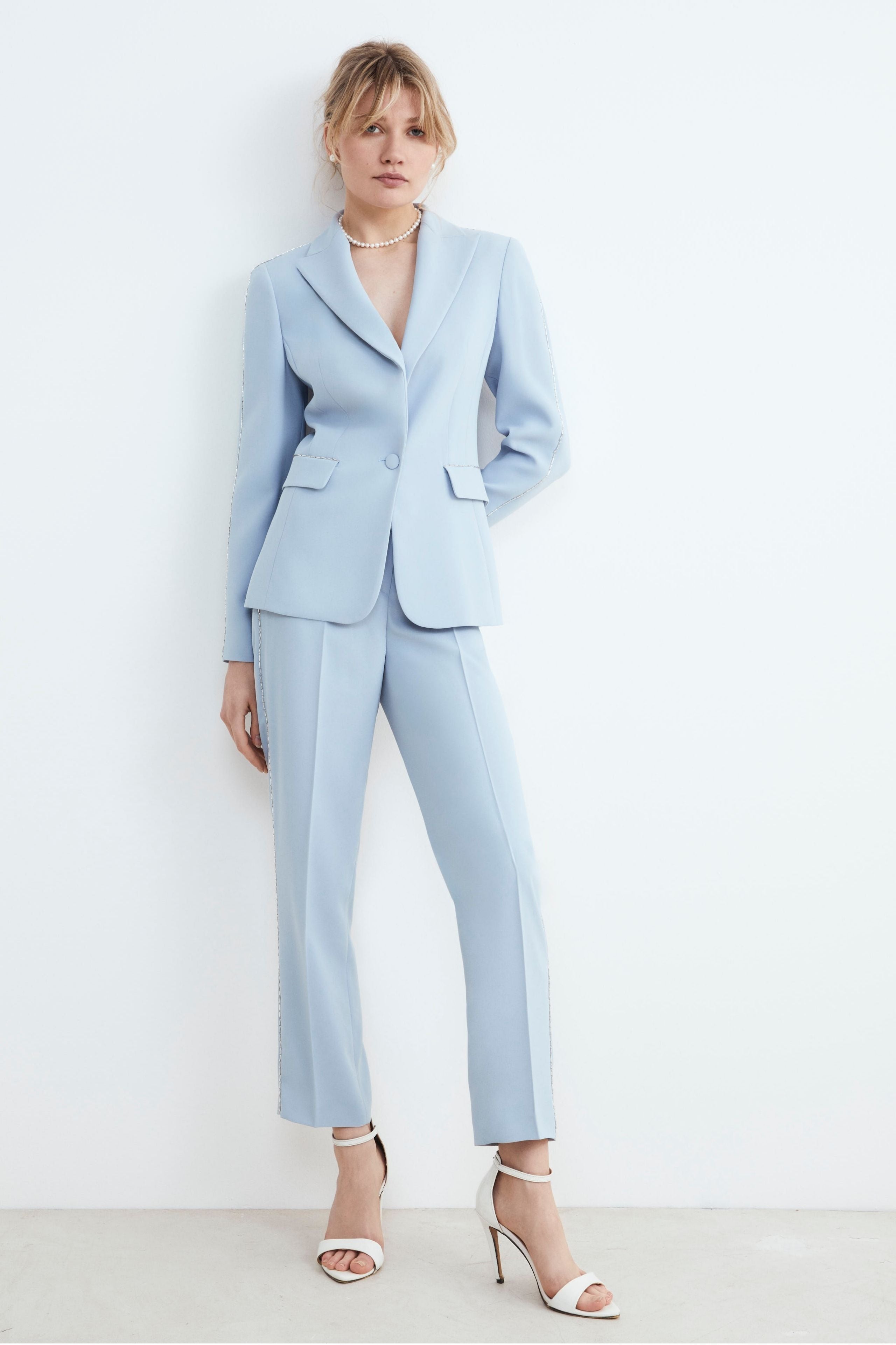 Eleganter hellblauer Blazer - Hellblau