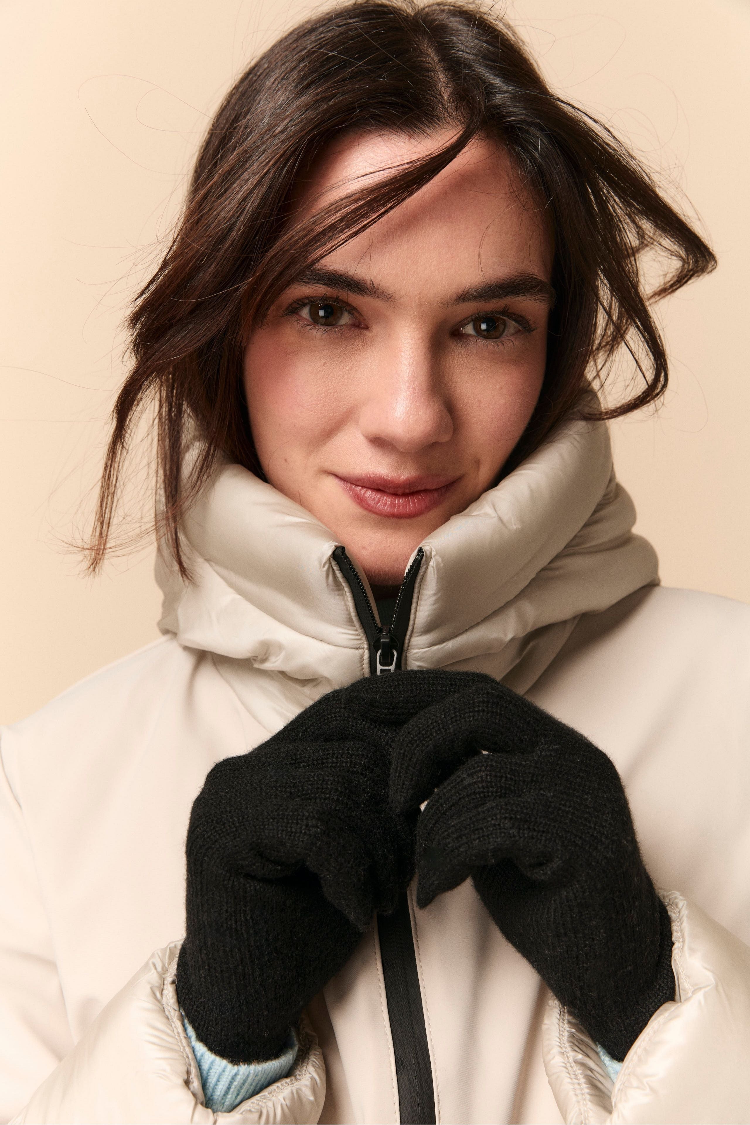 Cashmere gloves - BLACK