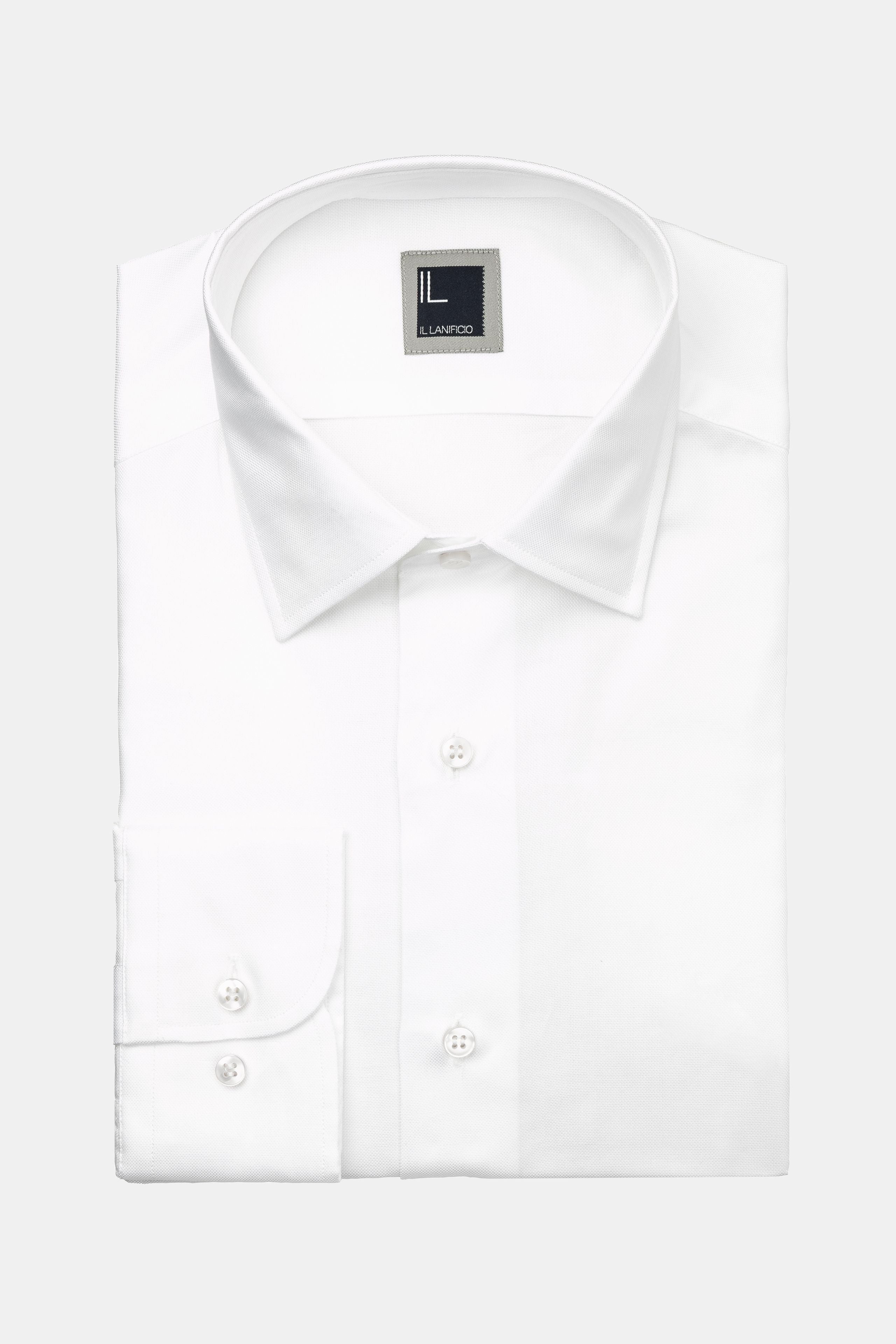 Oxford slim shirt - WHITE