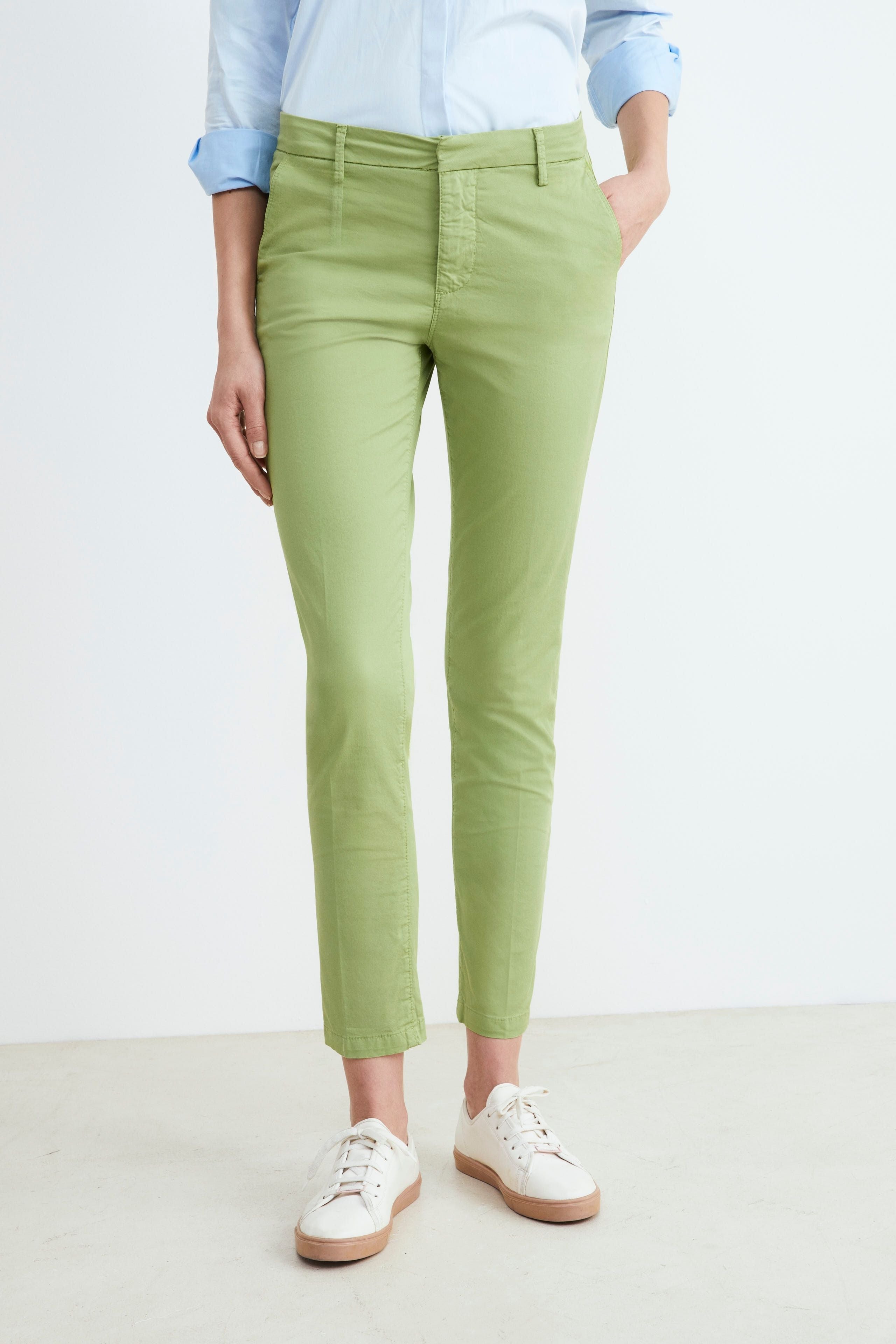 Pantalon chino - VERT NEON