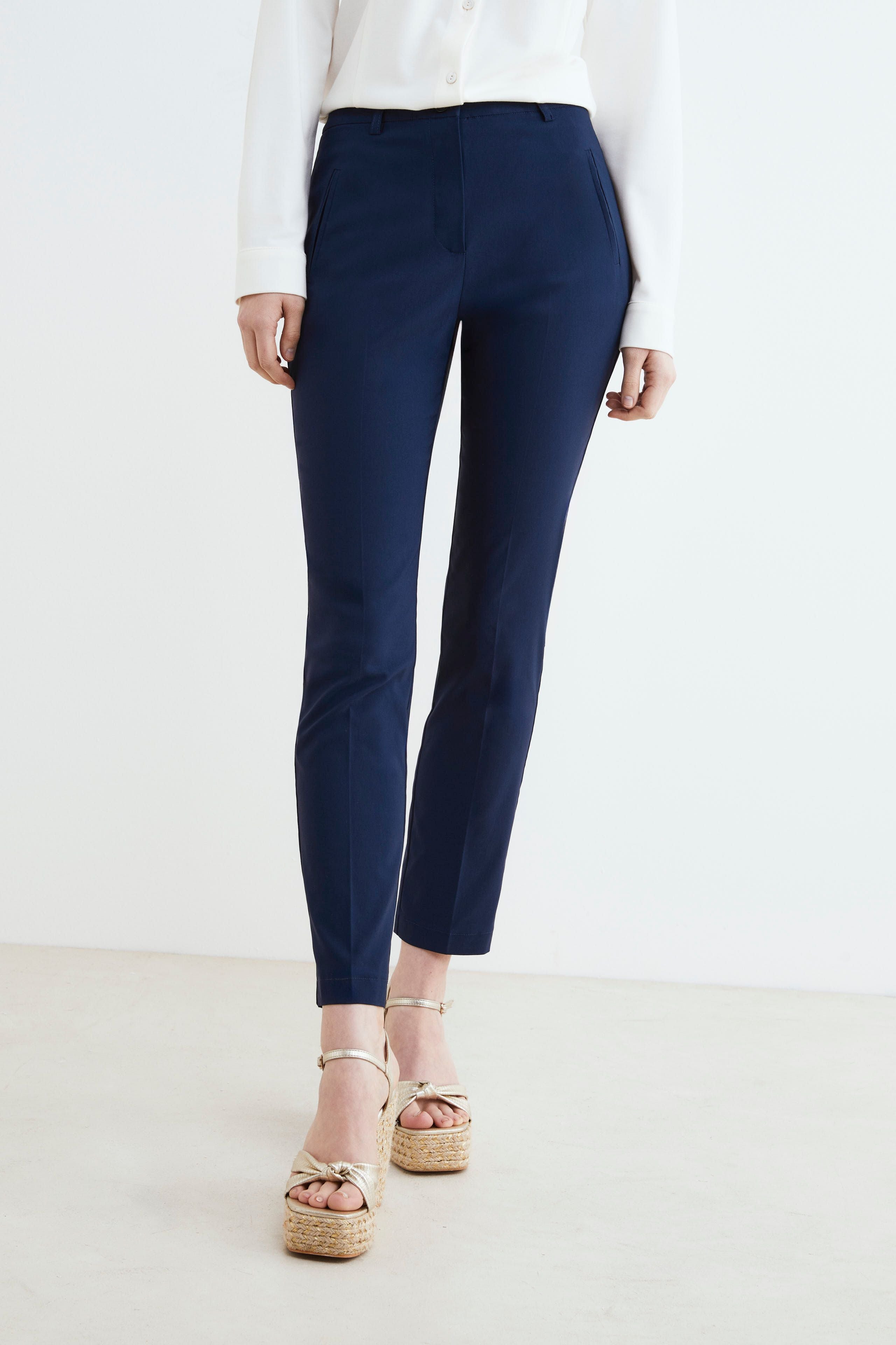 Stretch trousers - BLUE