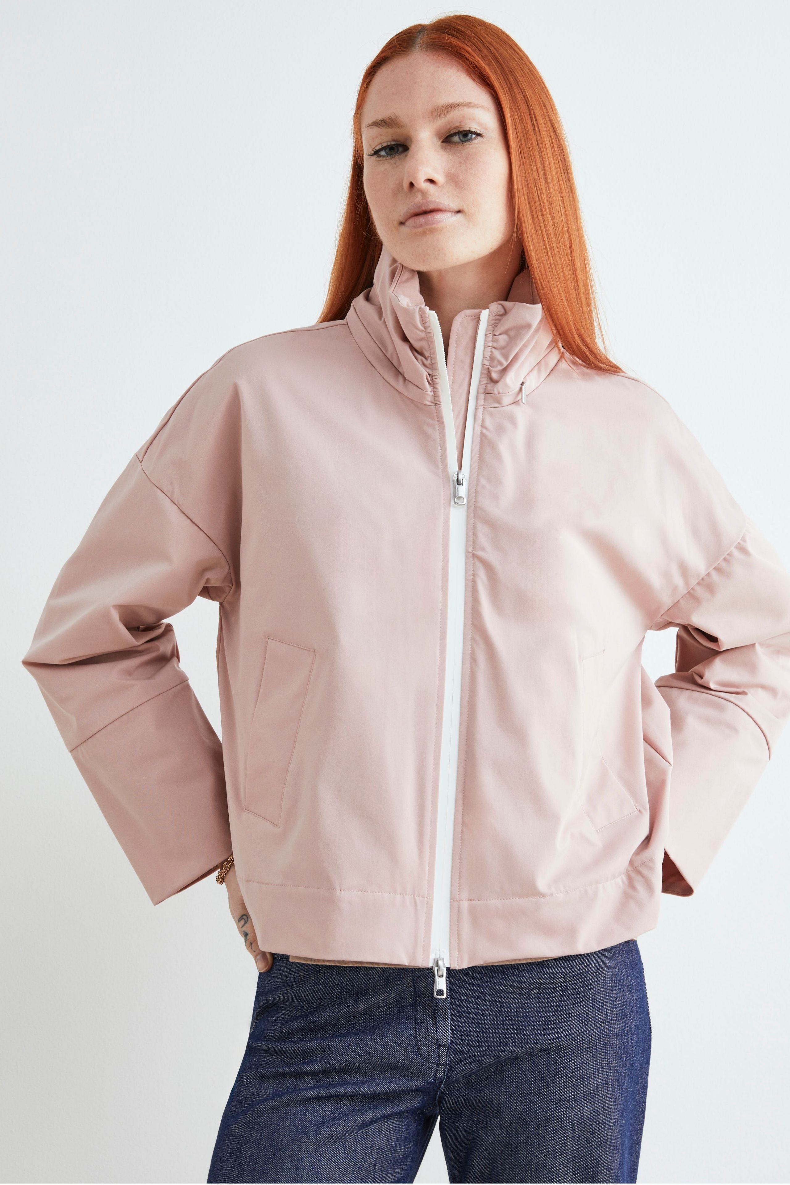 Kurze Jacke für Frauen - PINKE