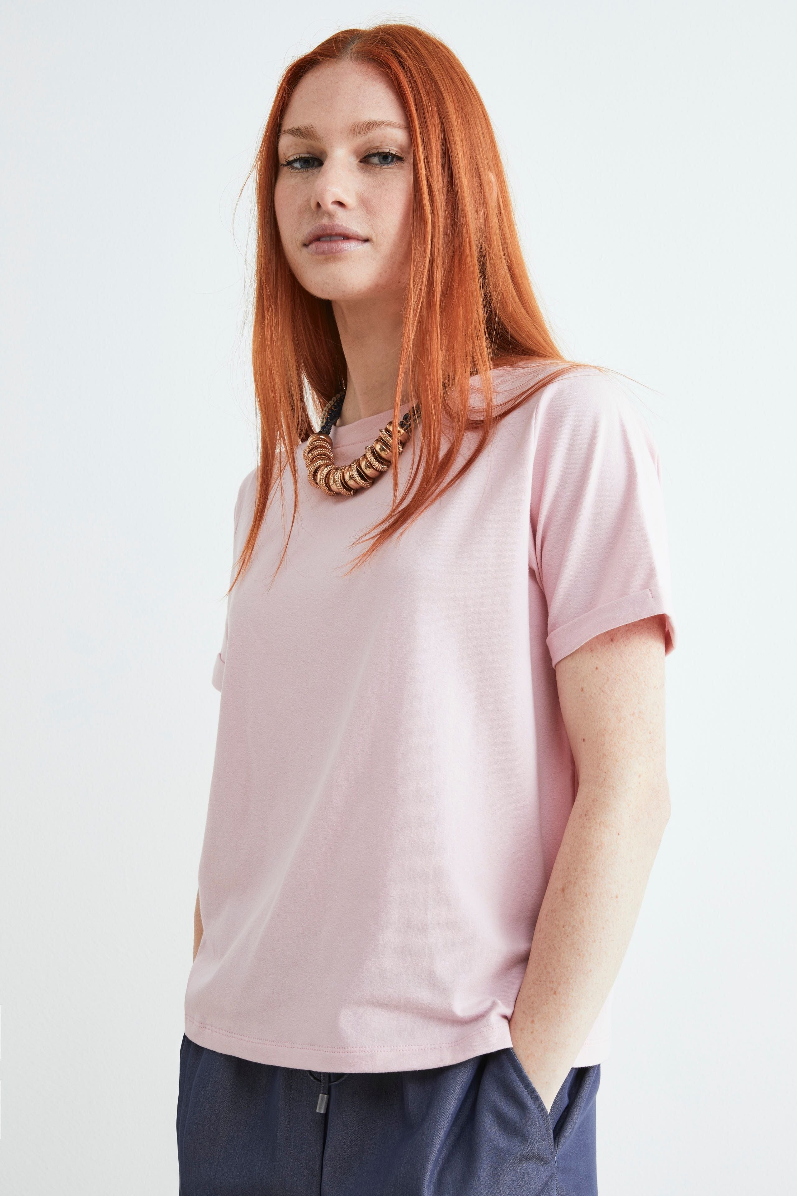 T-shirt en coton - ROSE