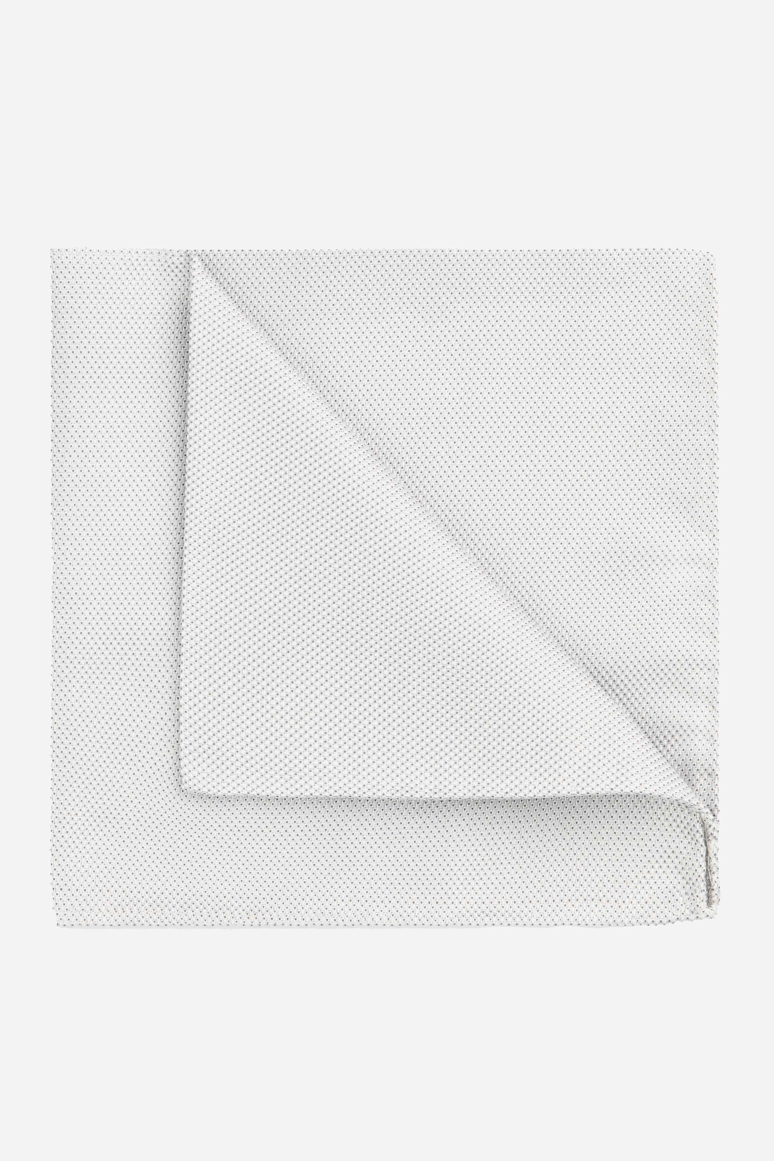 Pearl silk pocket-square - PEARL