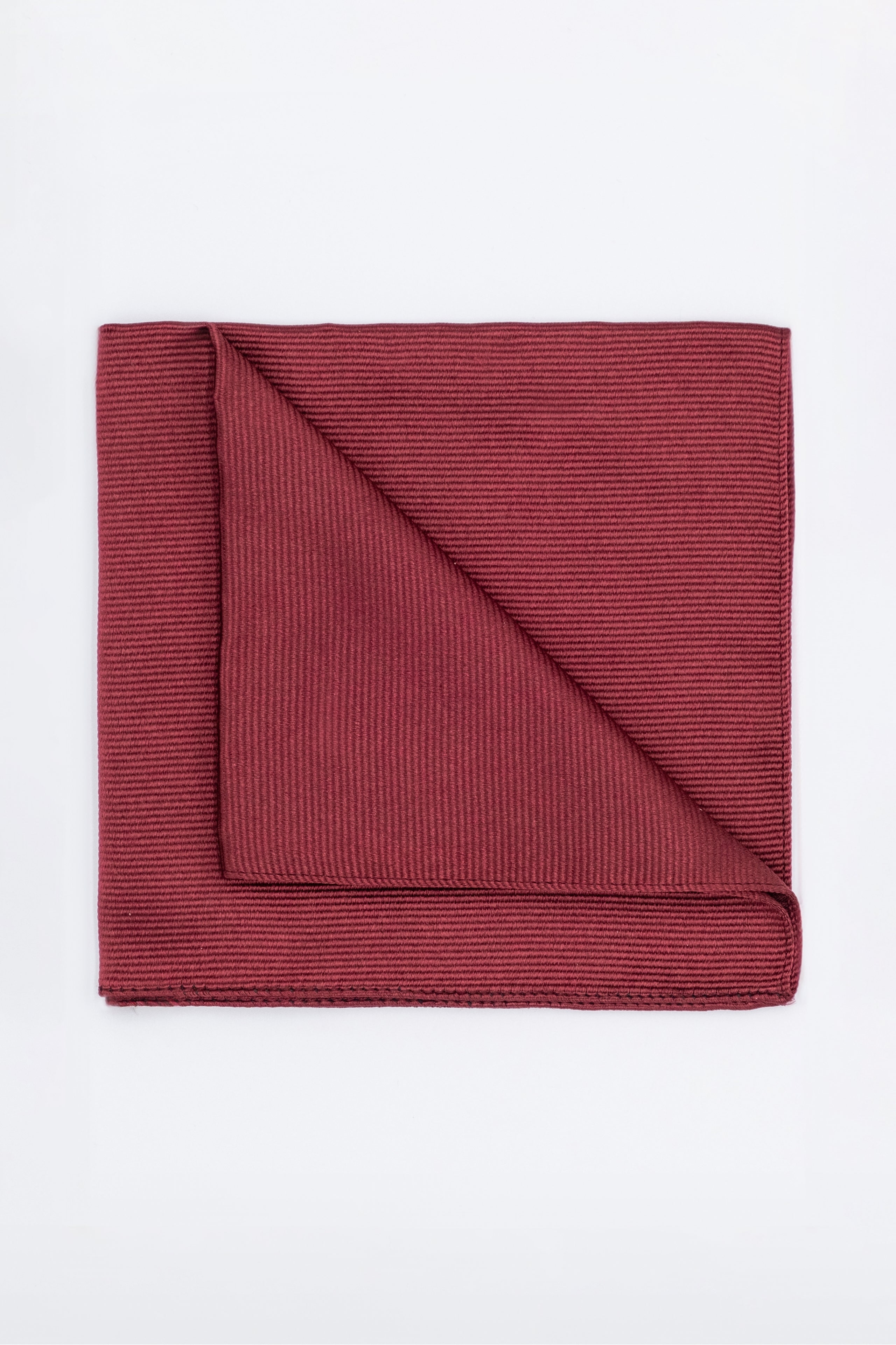 Elegante Seiden-Clutch - Burgundisch