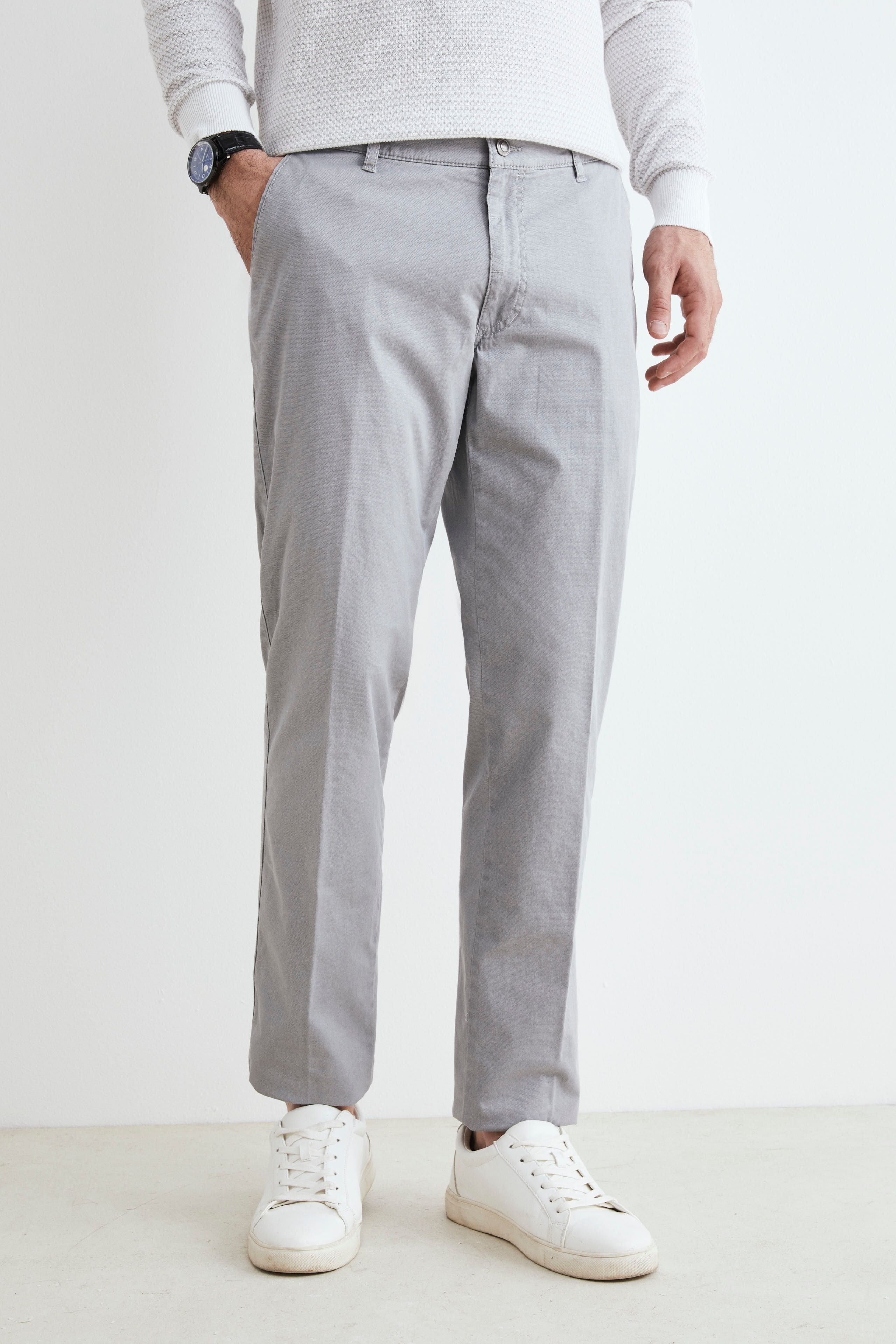 Pantalon avec poches américaines - GRIS