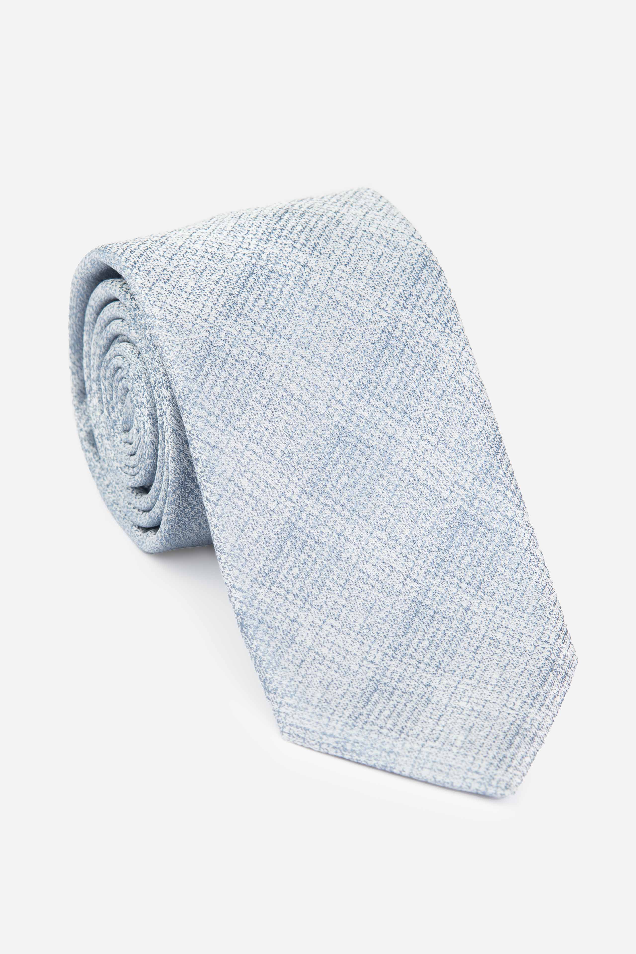 Light blue micro patterned tie - Light blue pattern