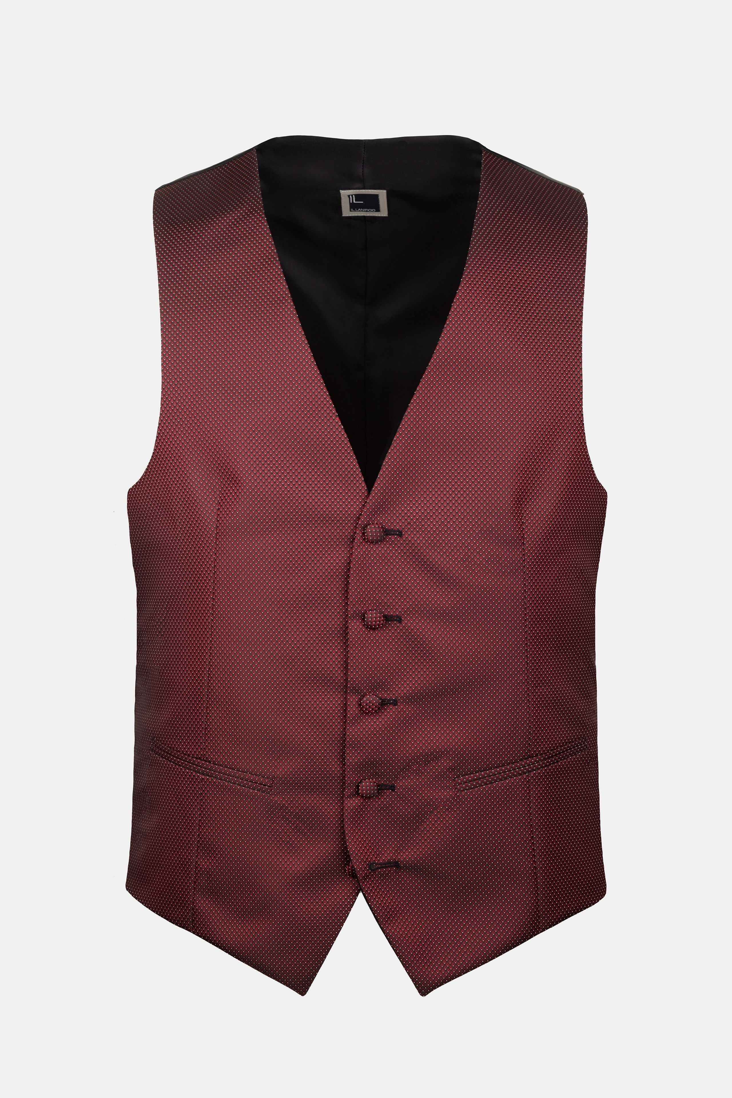 Burgundy vest - Burgundy