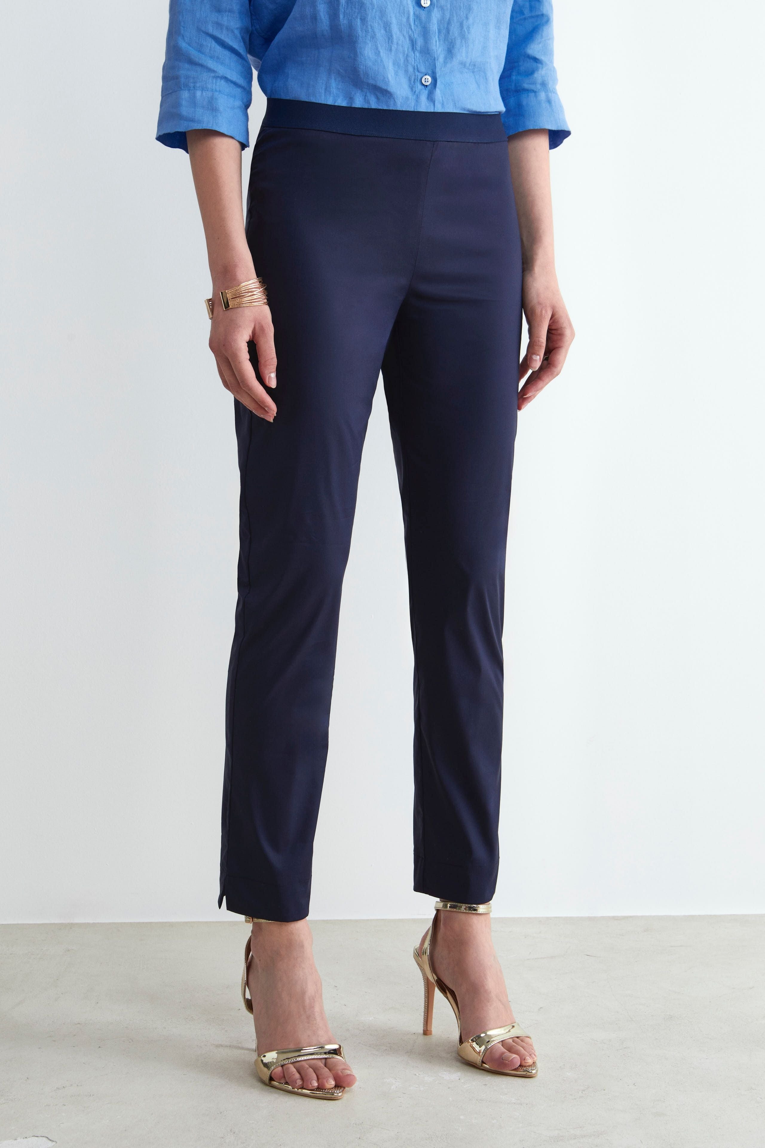 Capri trousers - BLUE