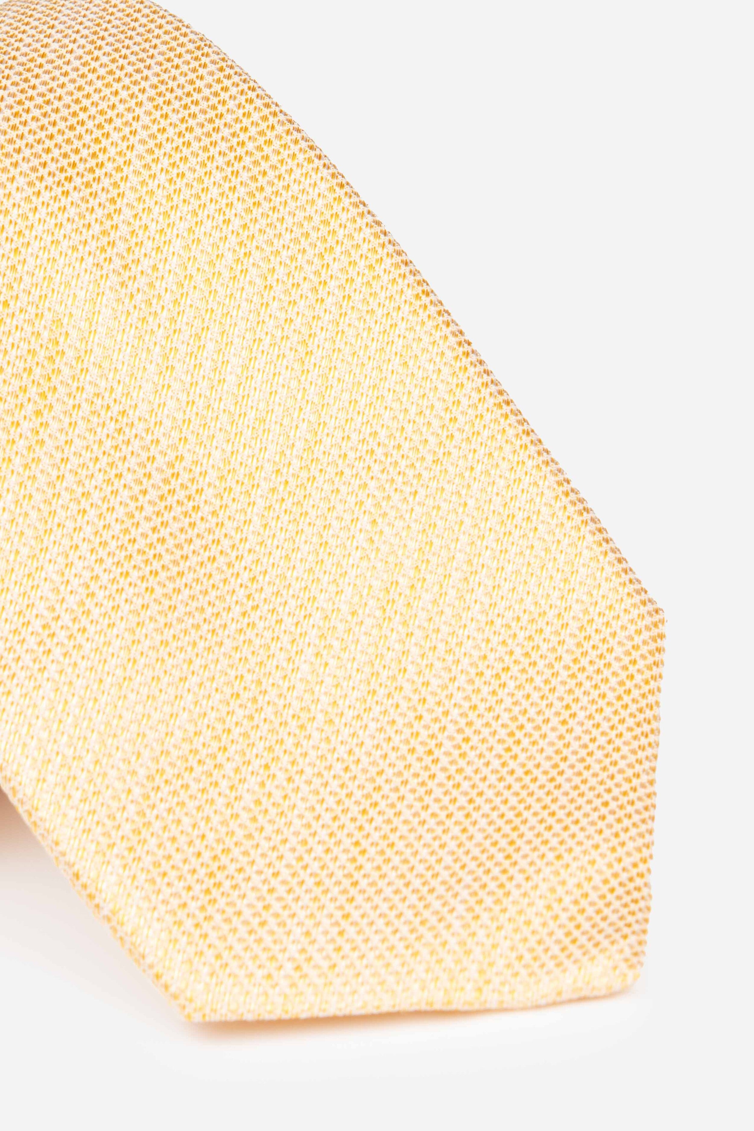 Square patterned tie - YELLOW