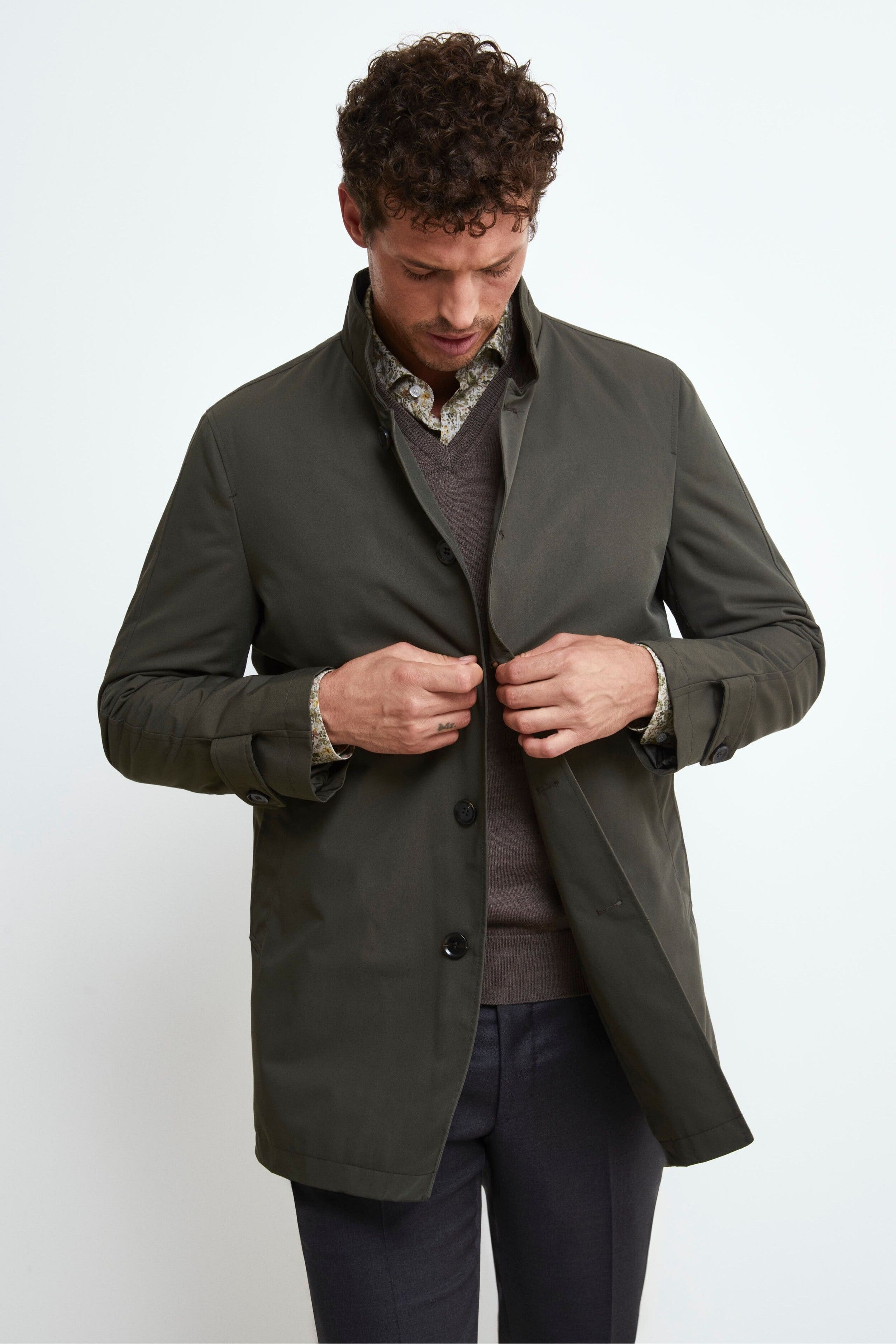 Raincoat with vest - GREEN