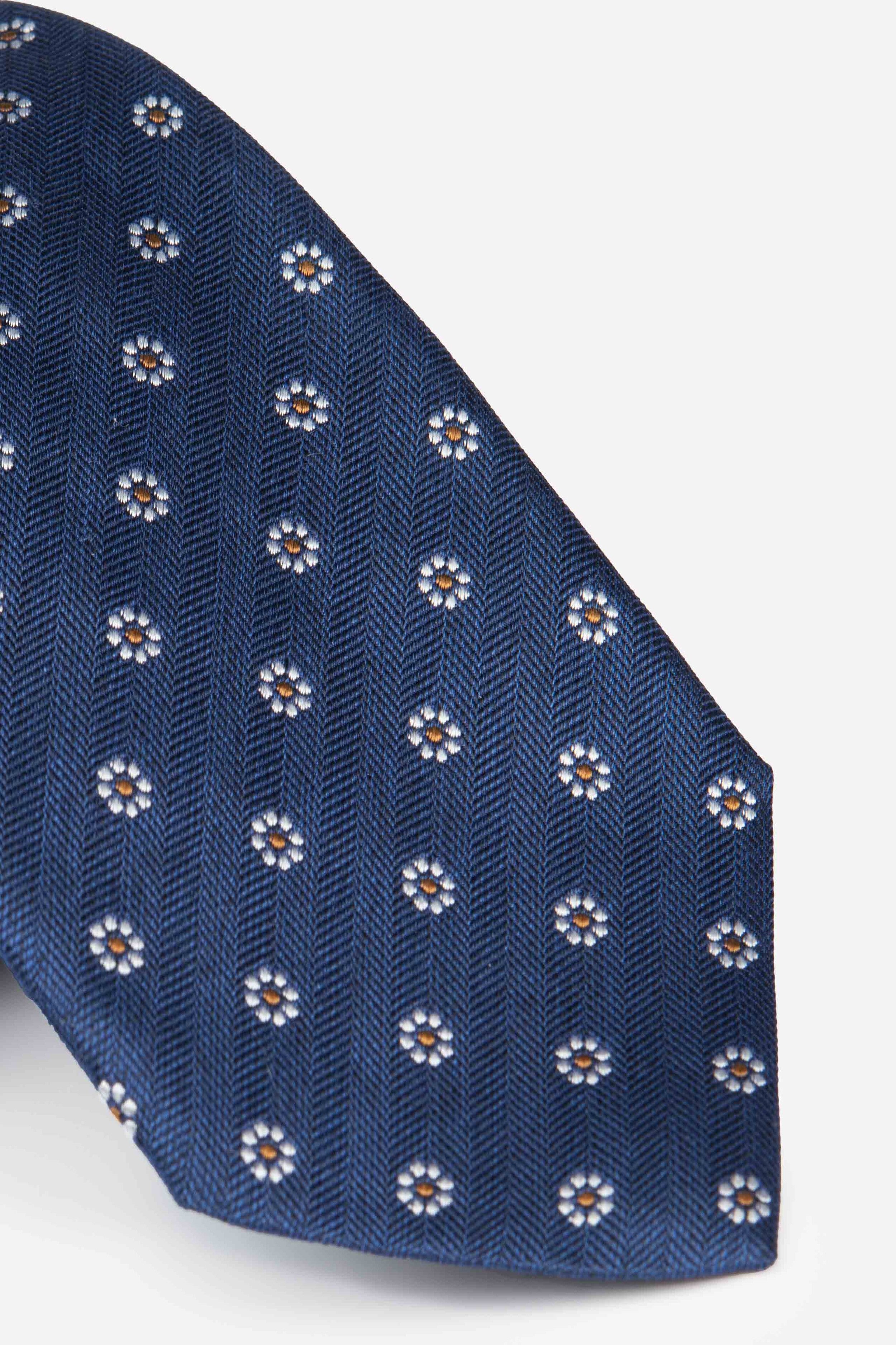 Cravate fantaisie pour homme - Motif bleu