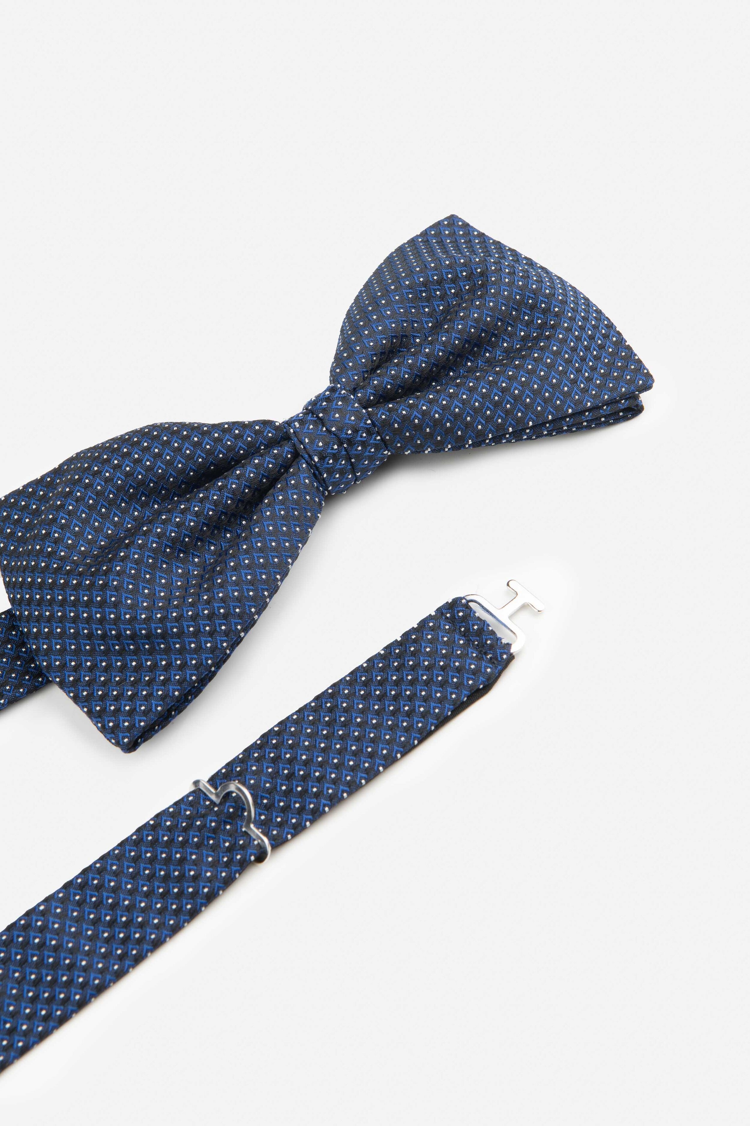 Polka dot bow tie - Blue pois