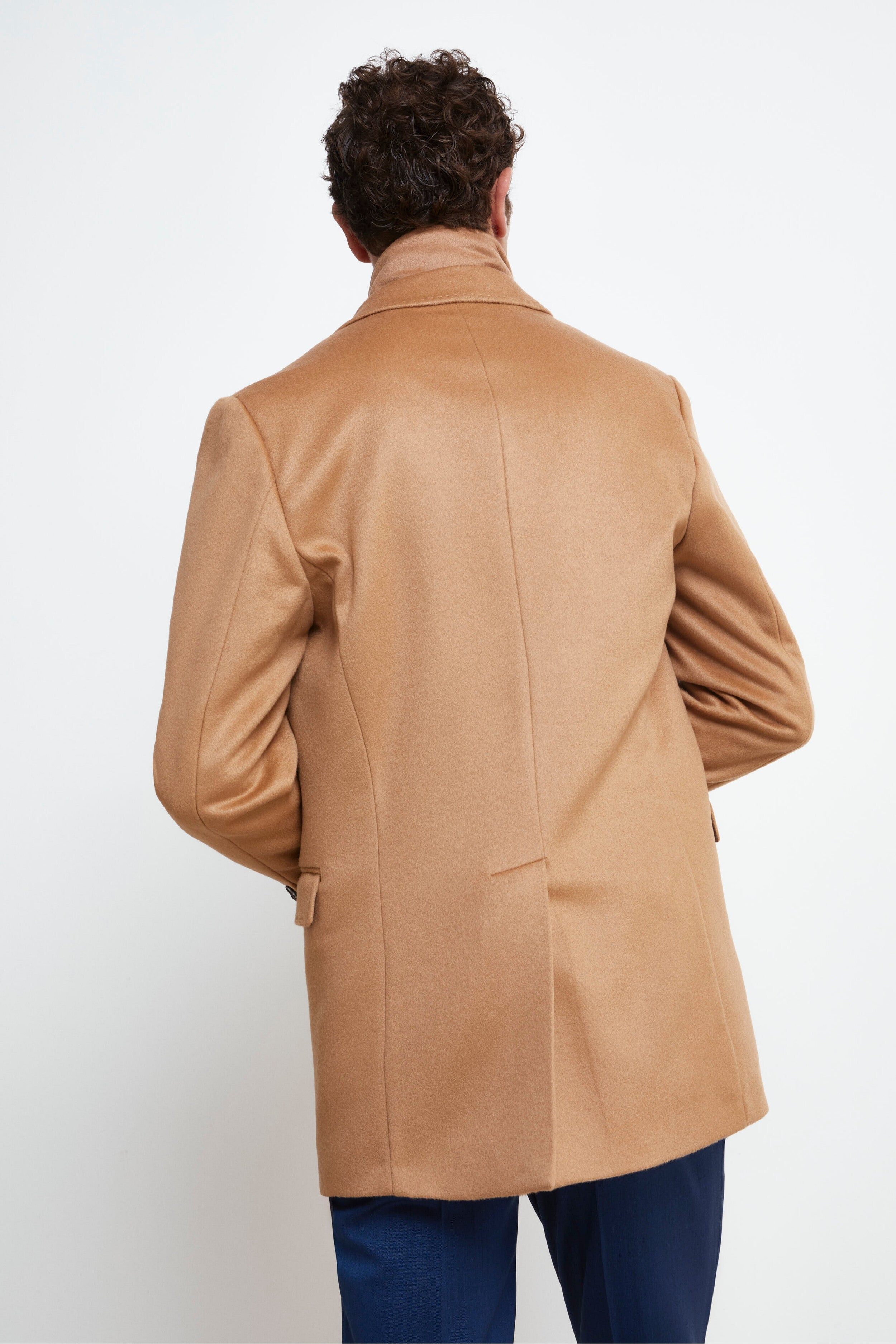 Short Coat in Wool and Cashmere - CAMMELLO