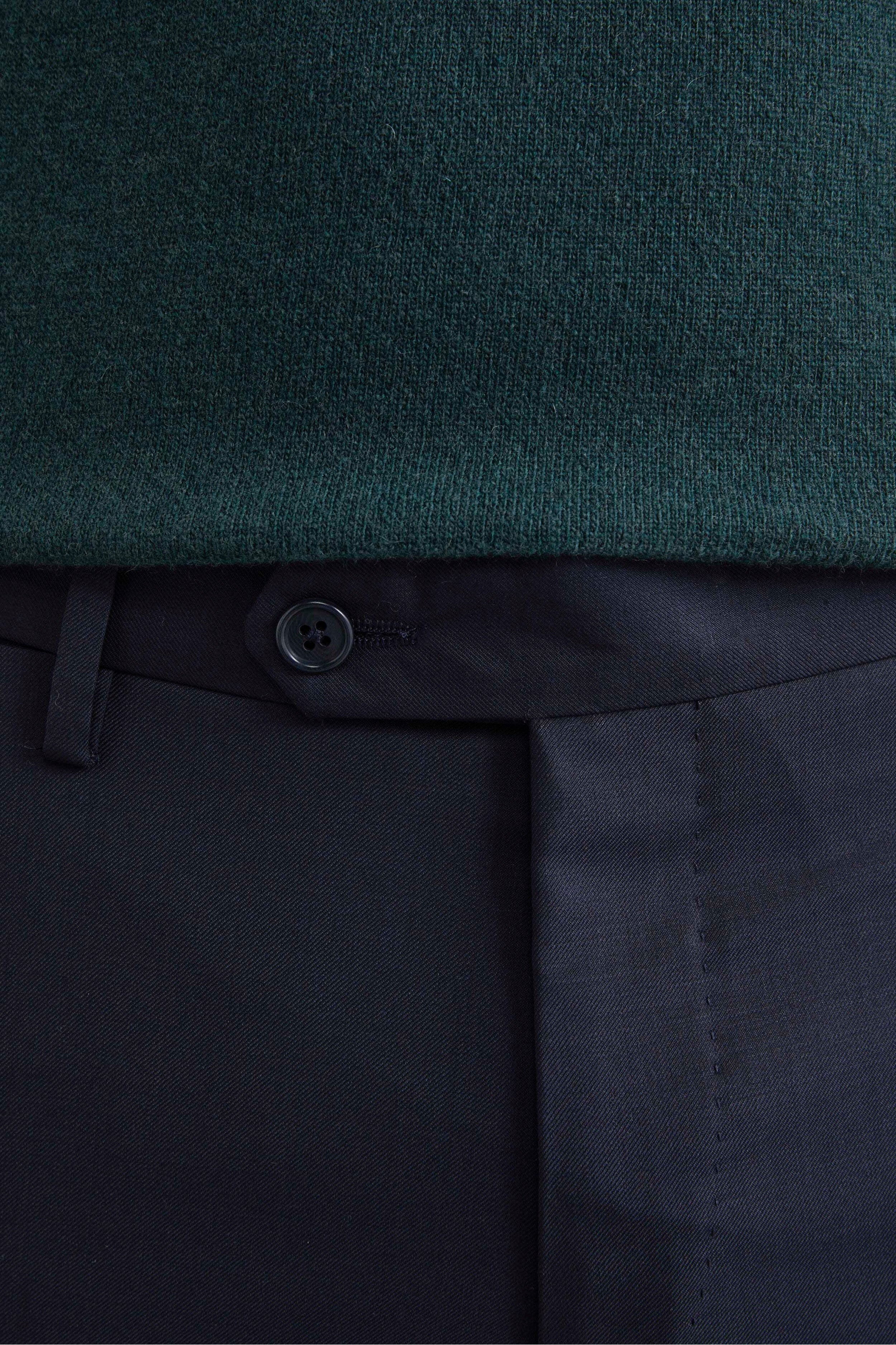 Comfort Pants in Wool - BLUE