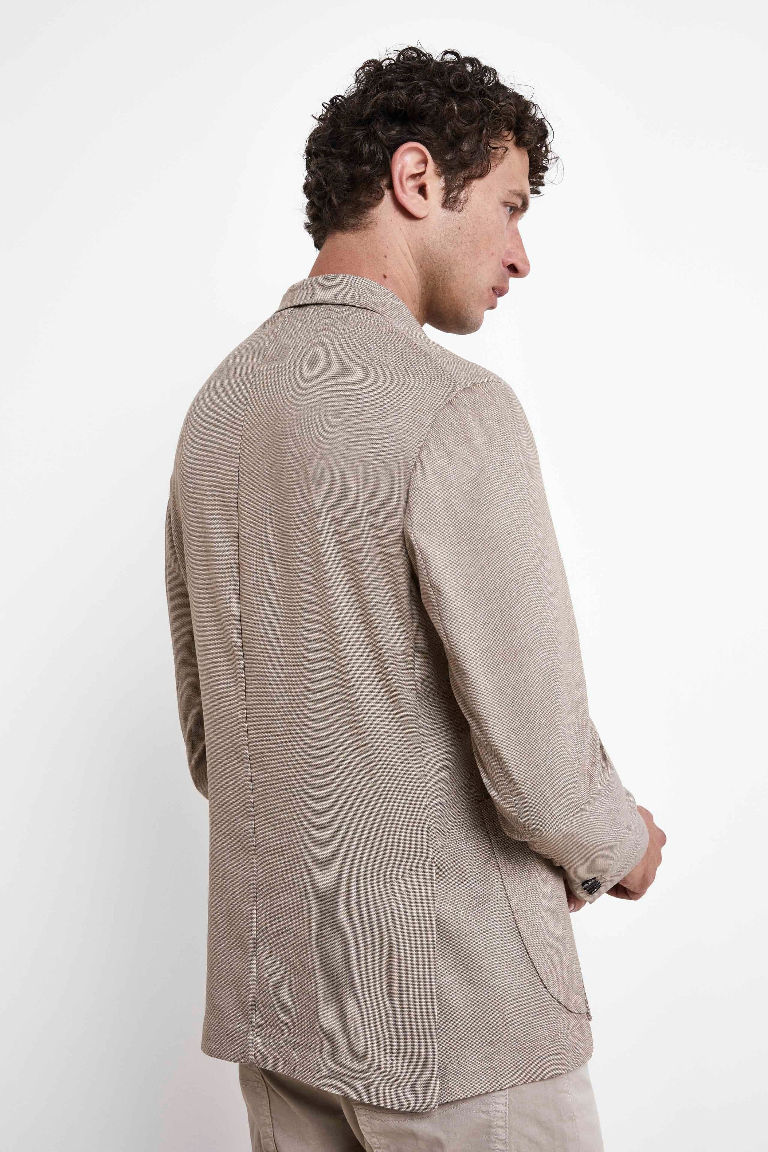 Veste étroite à double boutonnage - BEIGE