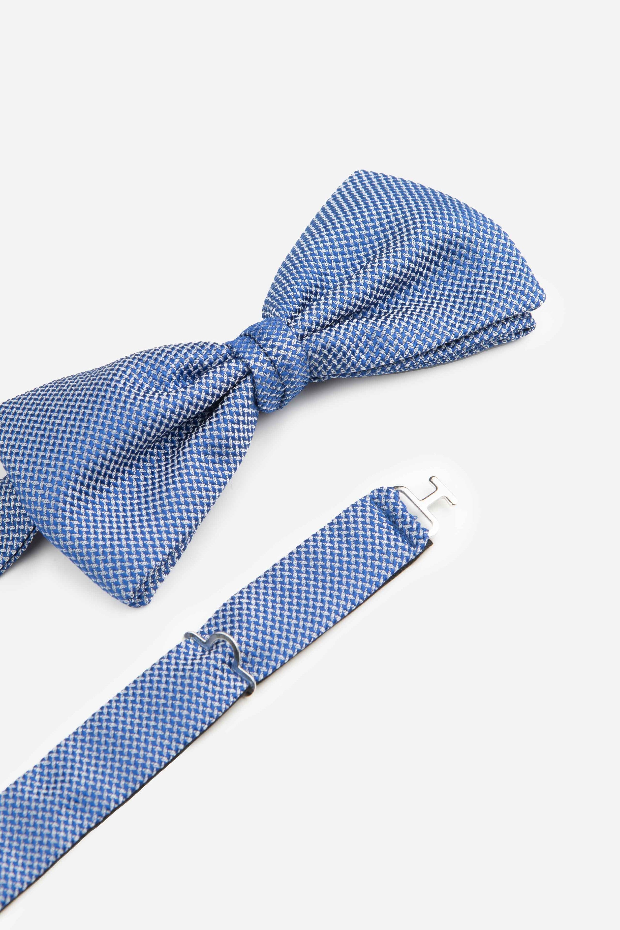 Patterned bow tie - Royal blue