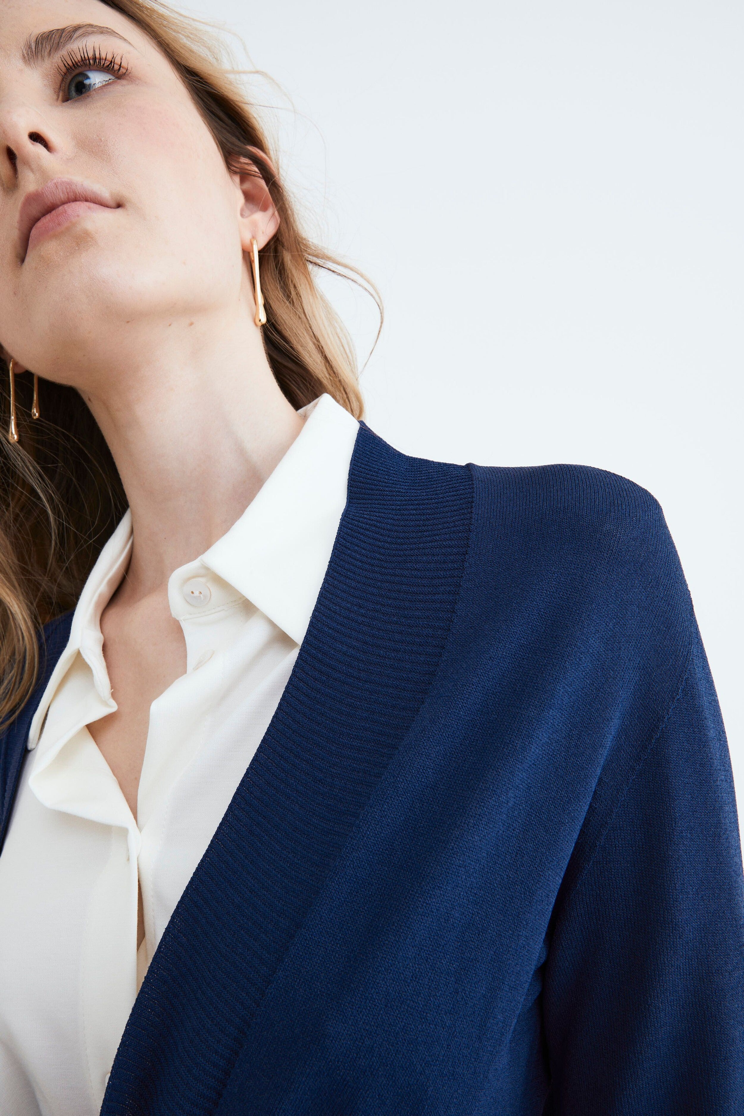 Cardigan ouvert - BLEU