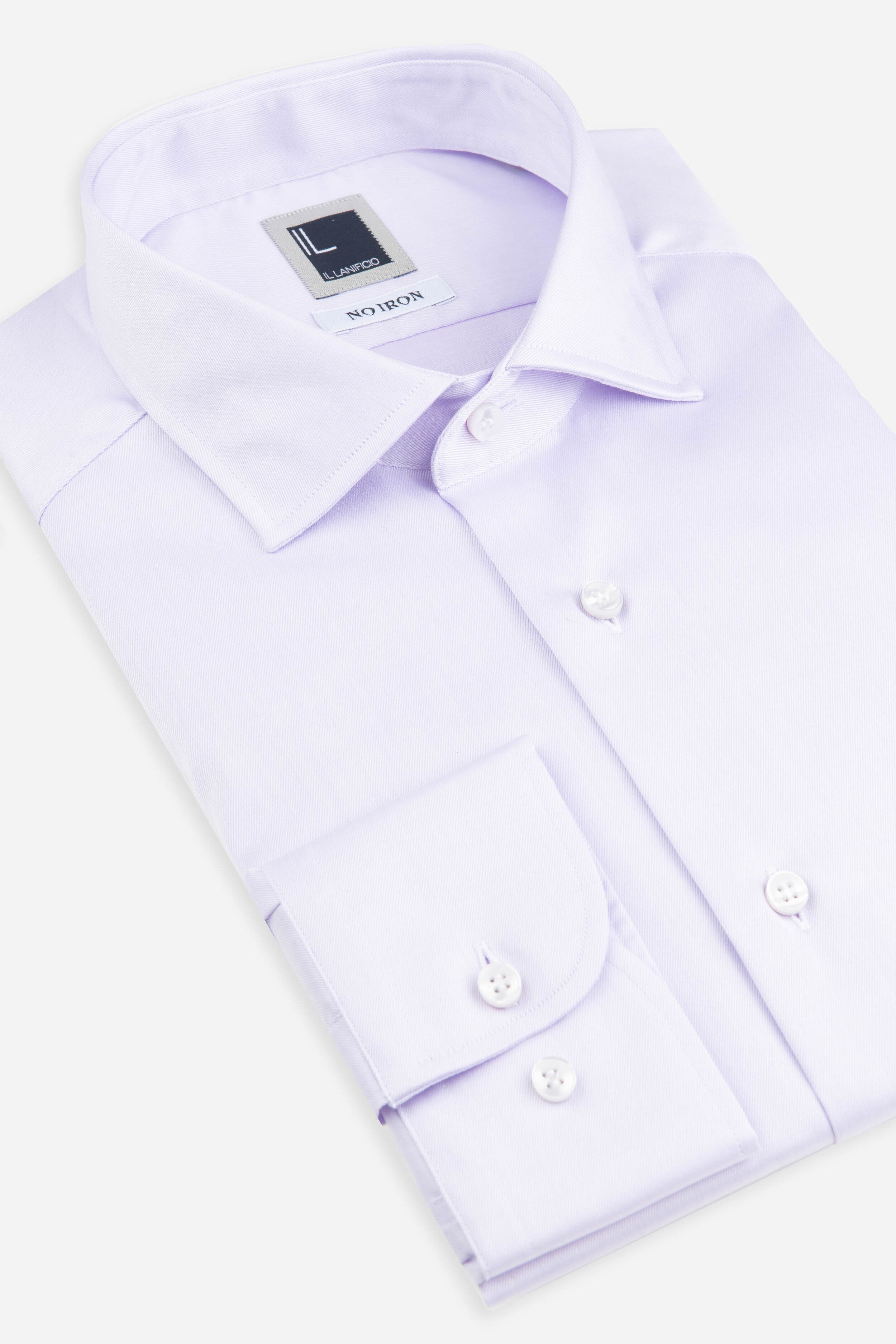 Chemise slim sans repassage - Glycine pourpre