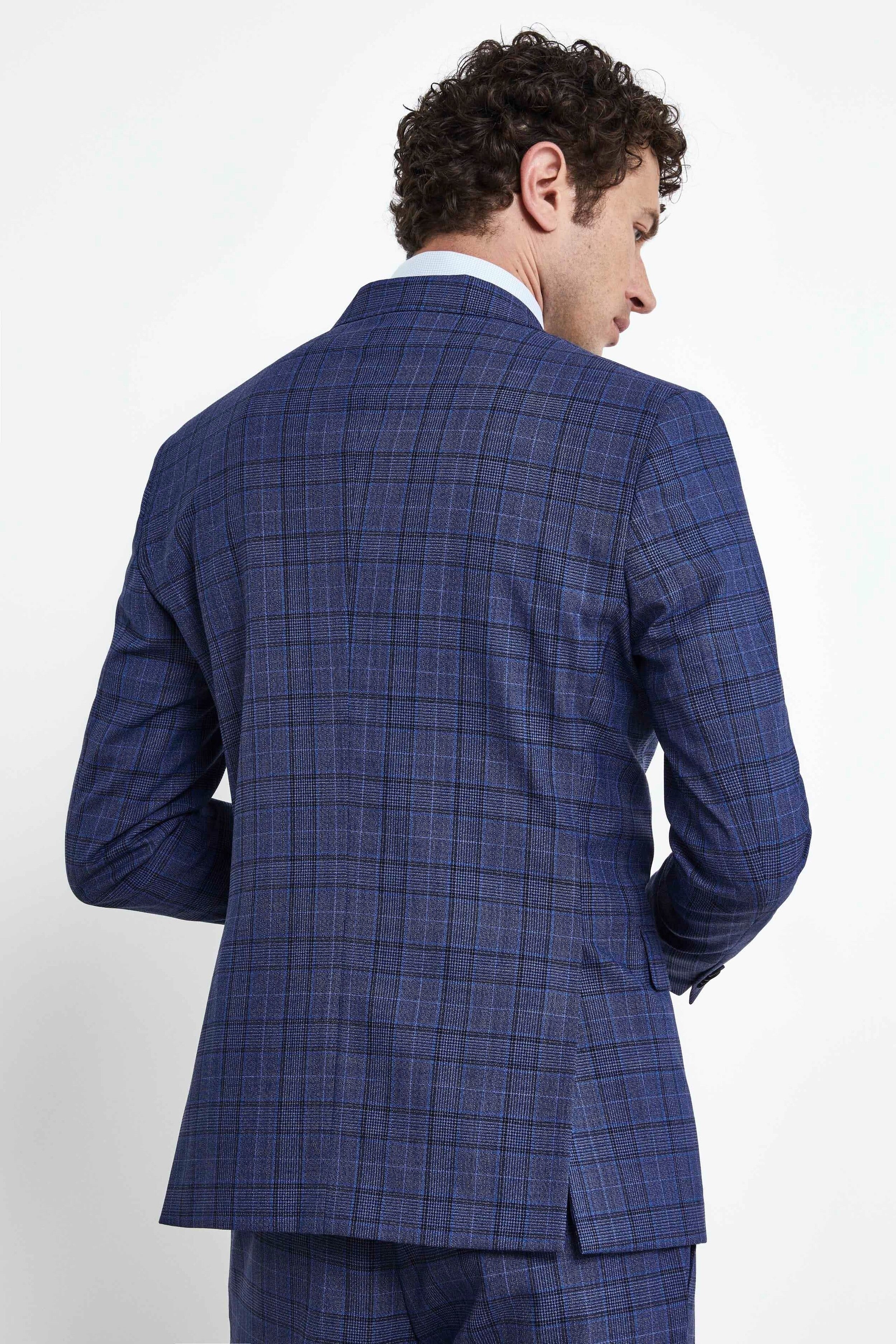 Elegant Bluette Suit - Bluette check