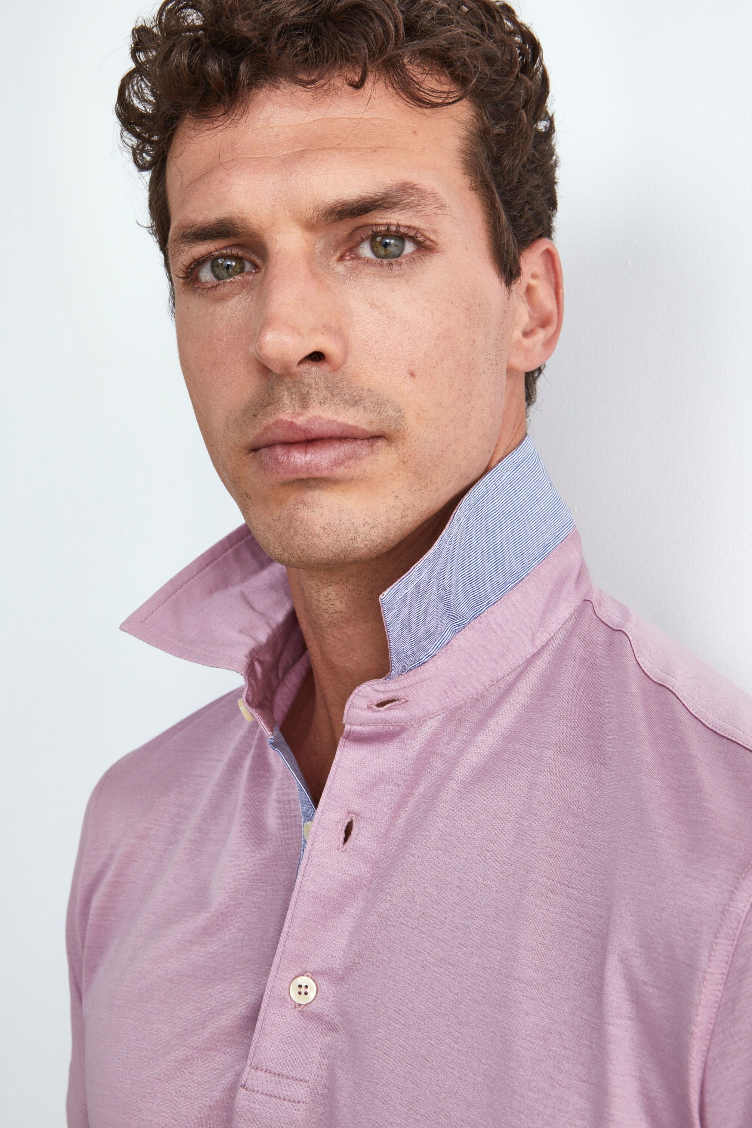 Jersey polo shirt - Wisteria purple