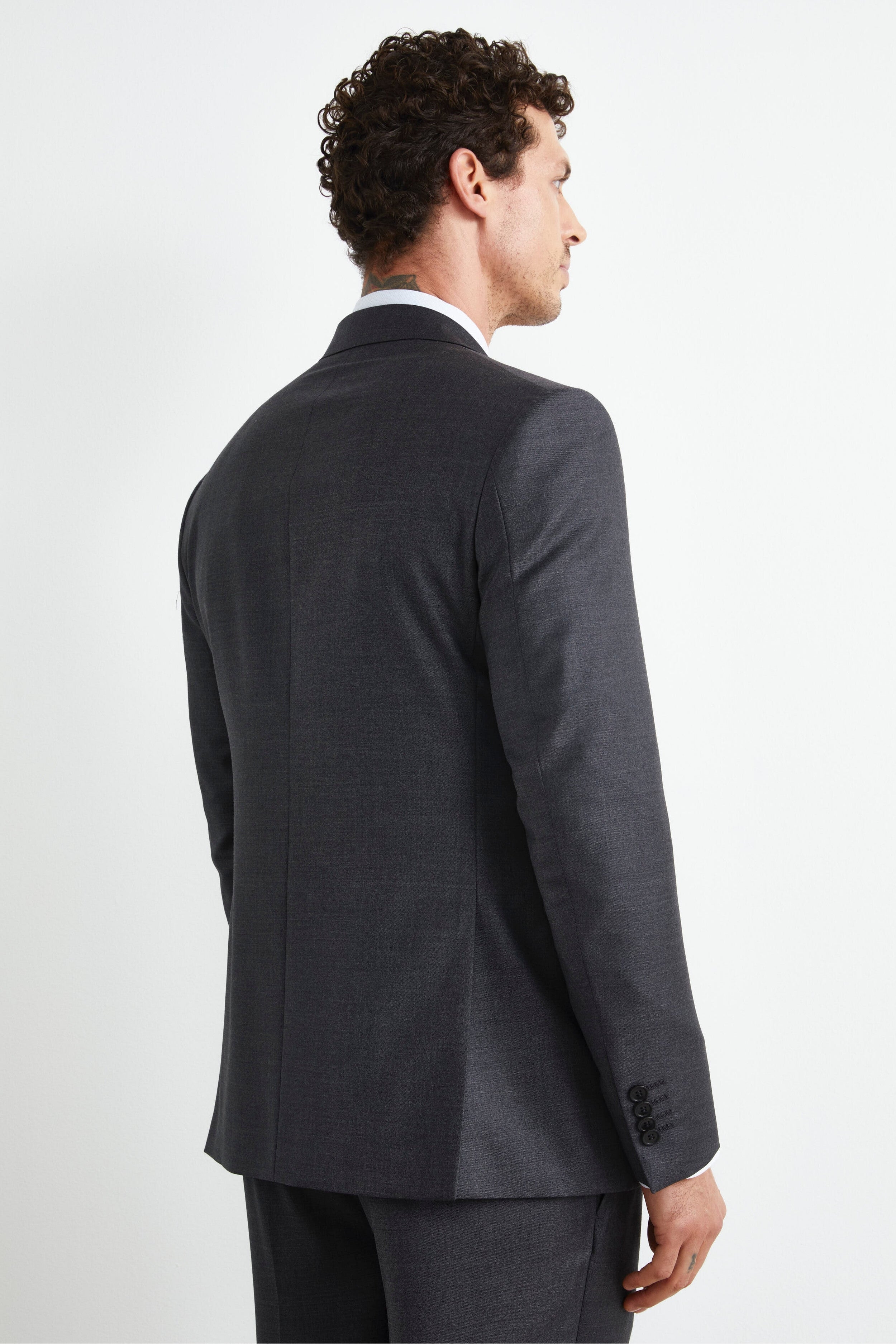 Elegant Jacket Drop 6 - Charcoal grey