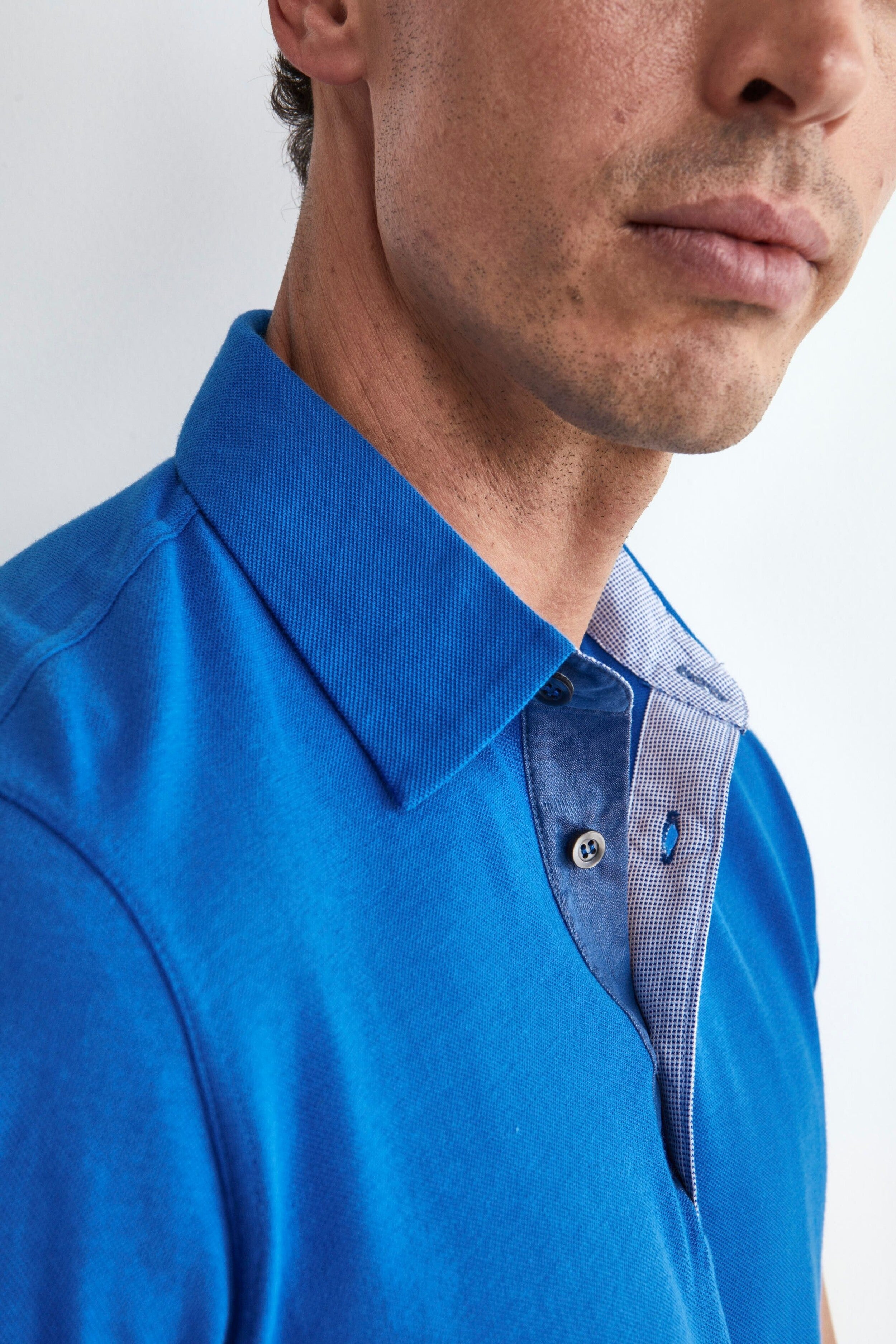 Slim Polo Shirt - Royal blue