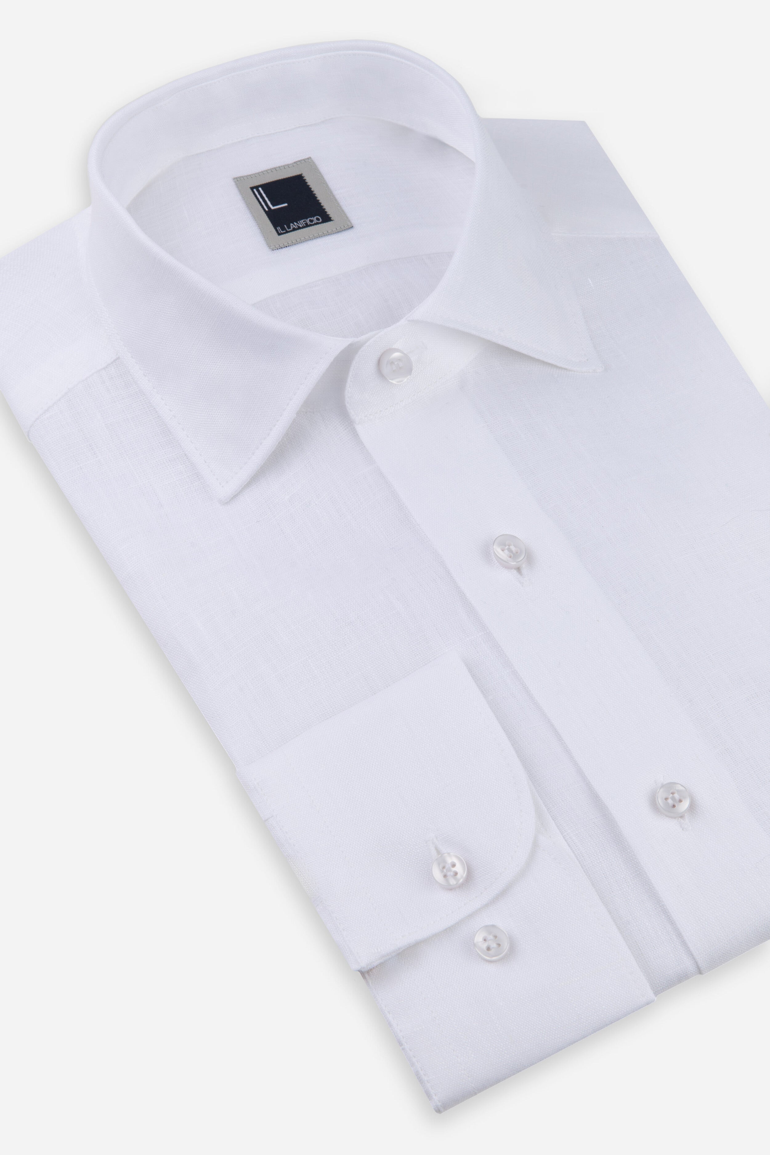 Chemise en lin pour homme - BLANC