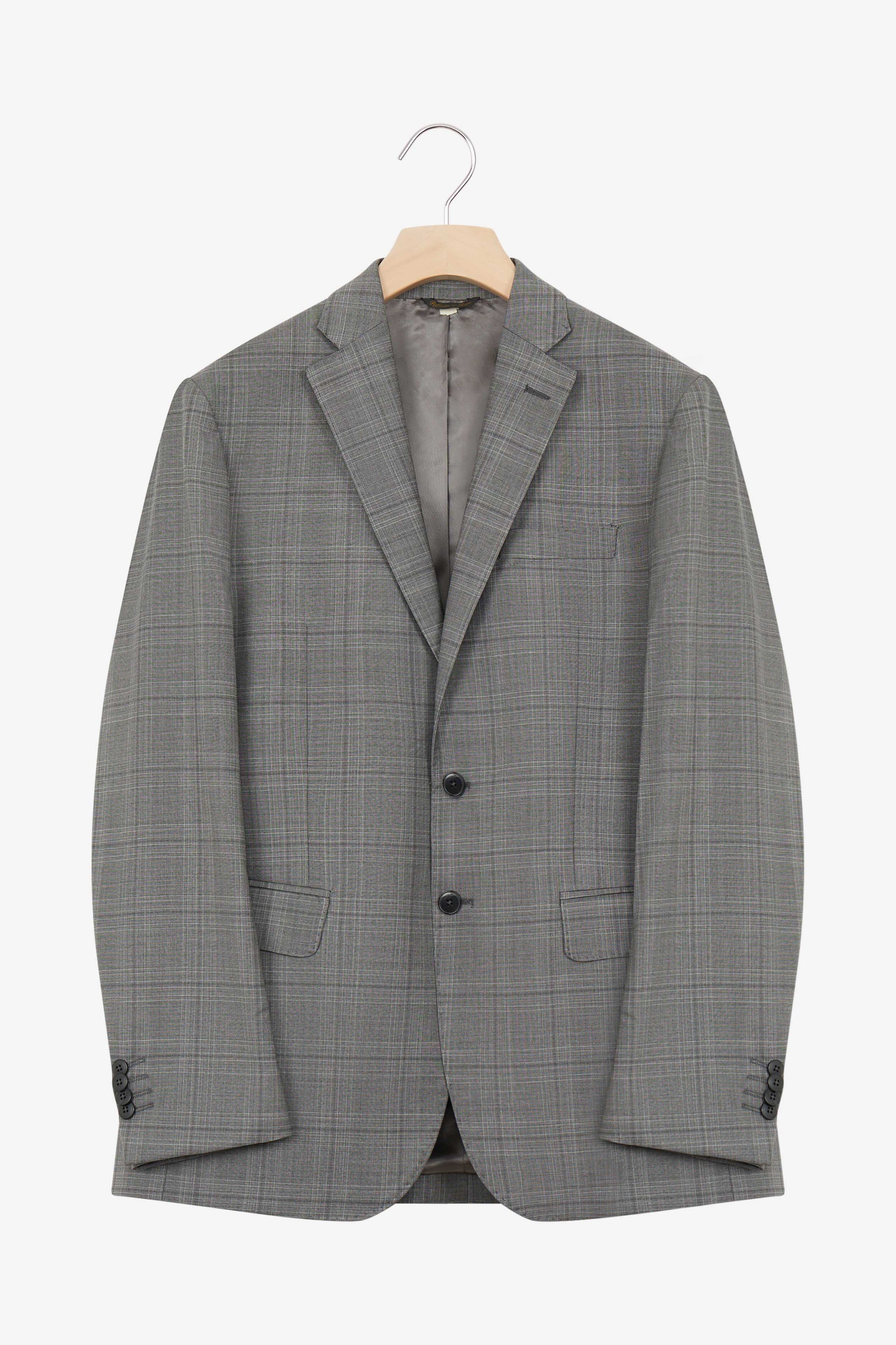 Robe grise à carreaux - Checks gris