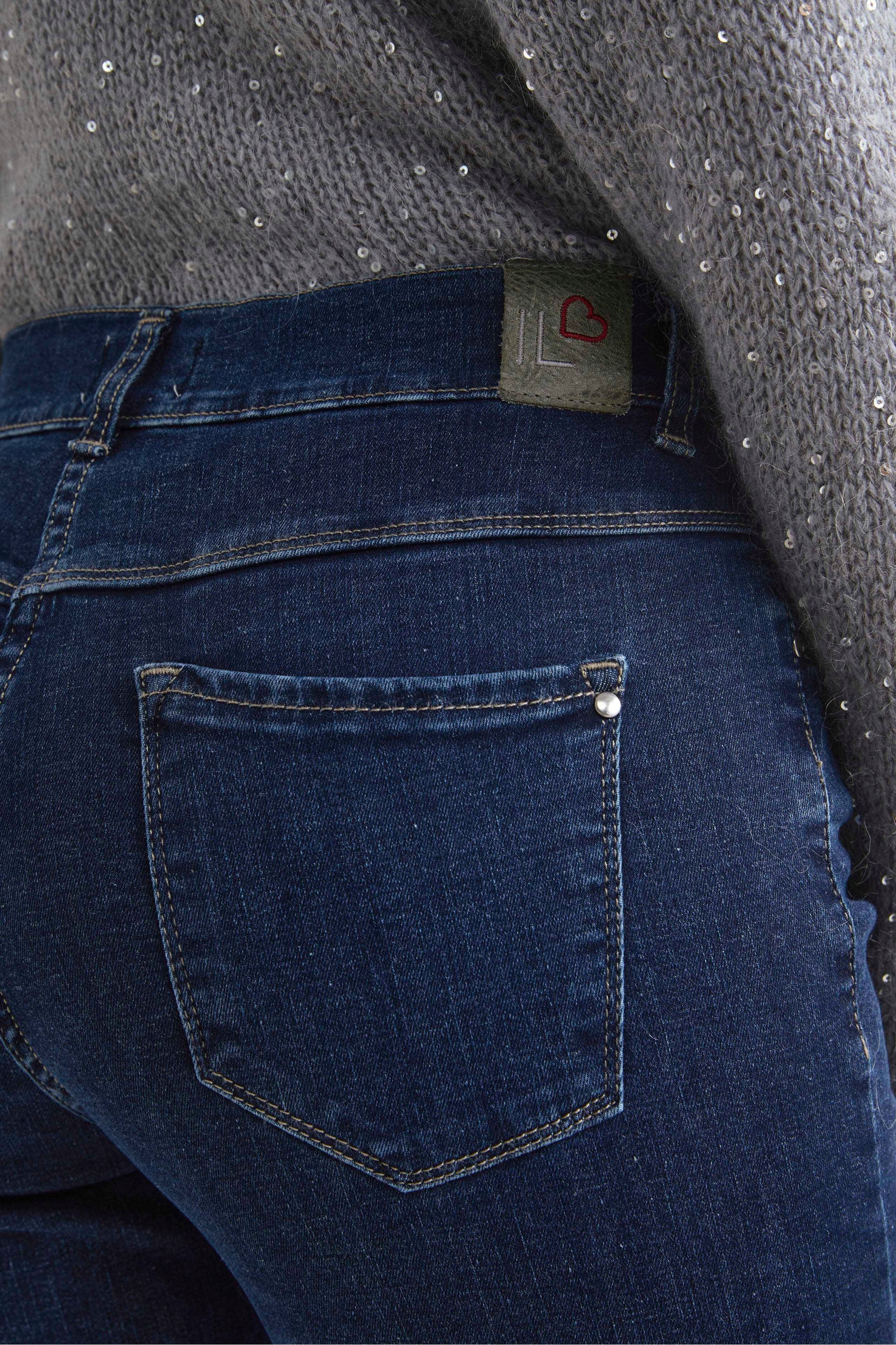 Straight Five-Pocket Denim - DENIM