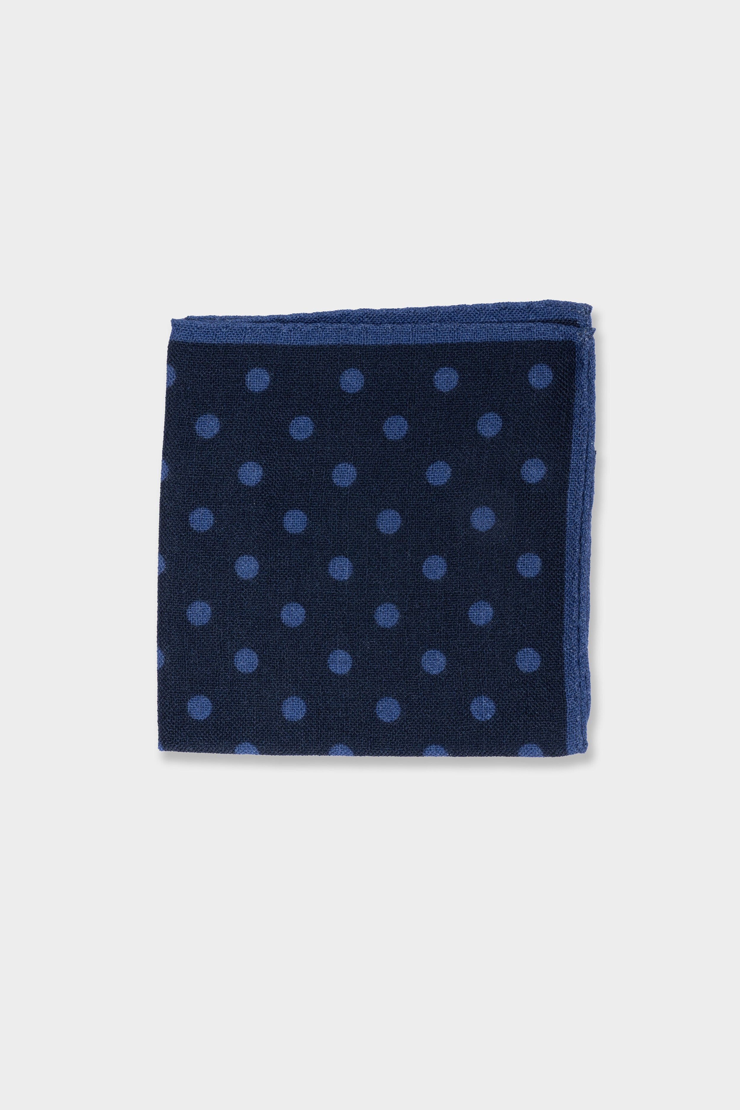 Polka Dot Clutch Bag - Blue pois