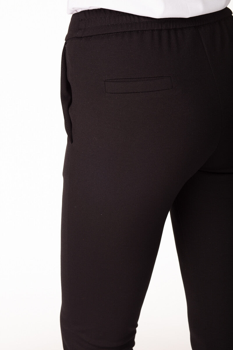 Pantalon en jersey stretch - NOIR 