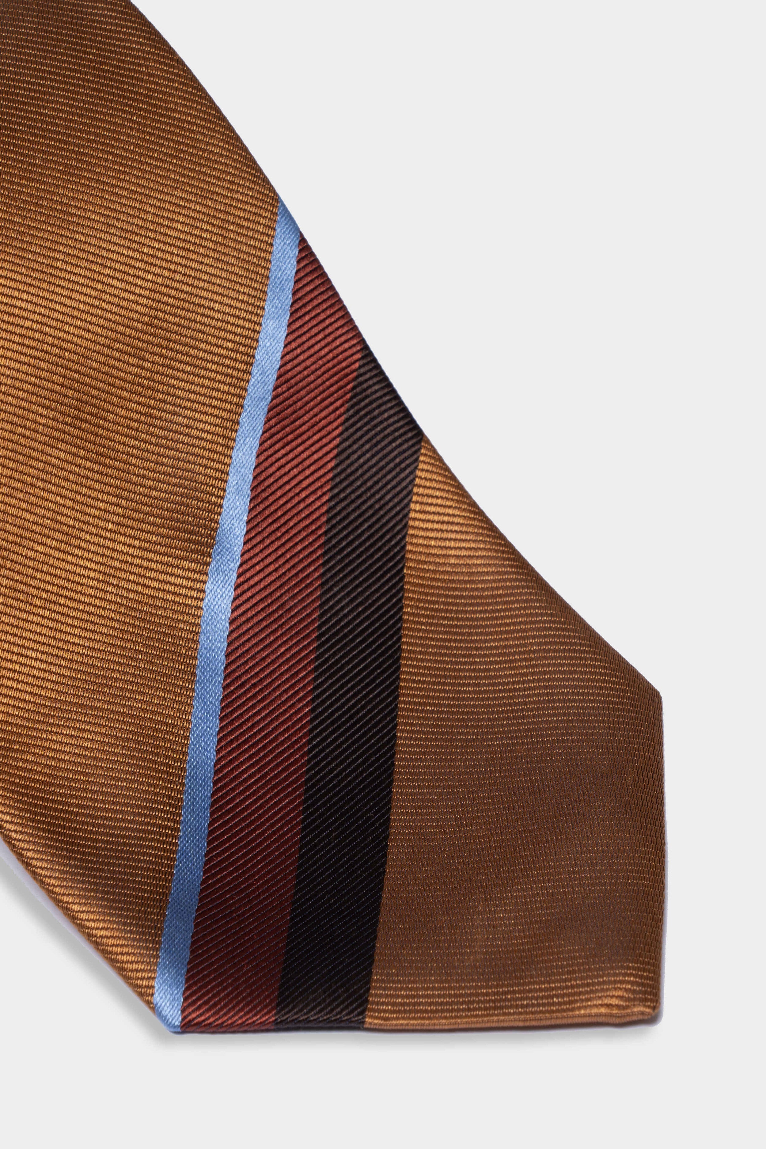 Tie fantasy with stripes - RUST STRIPED