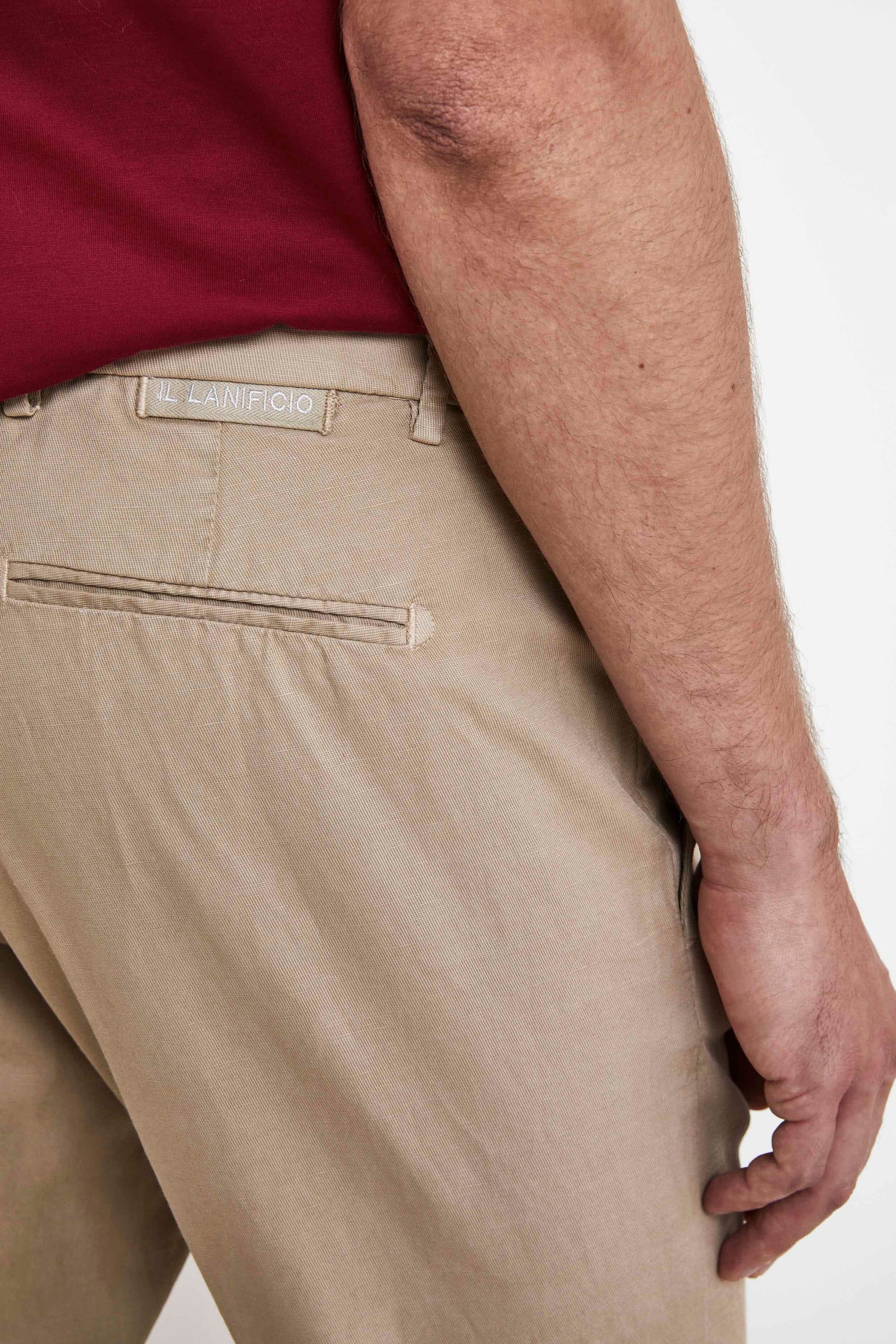 Plisseehose für Männer - BEIGE